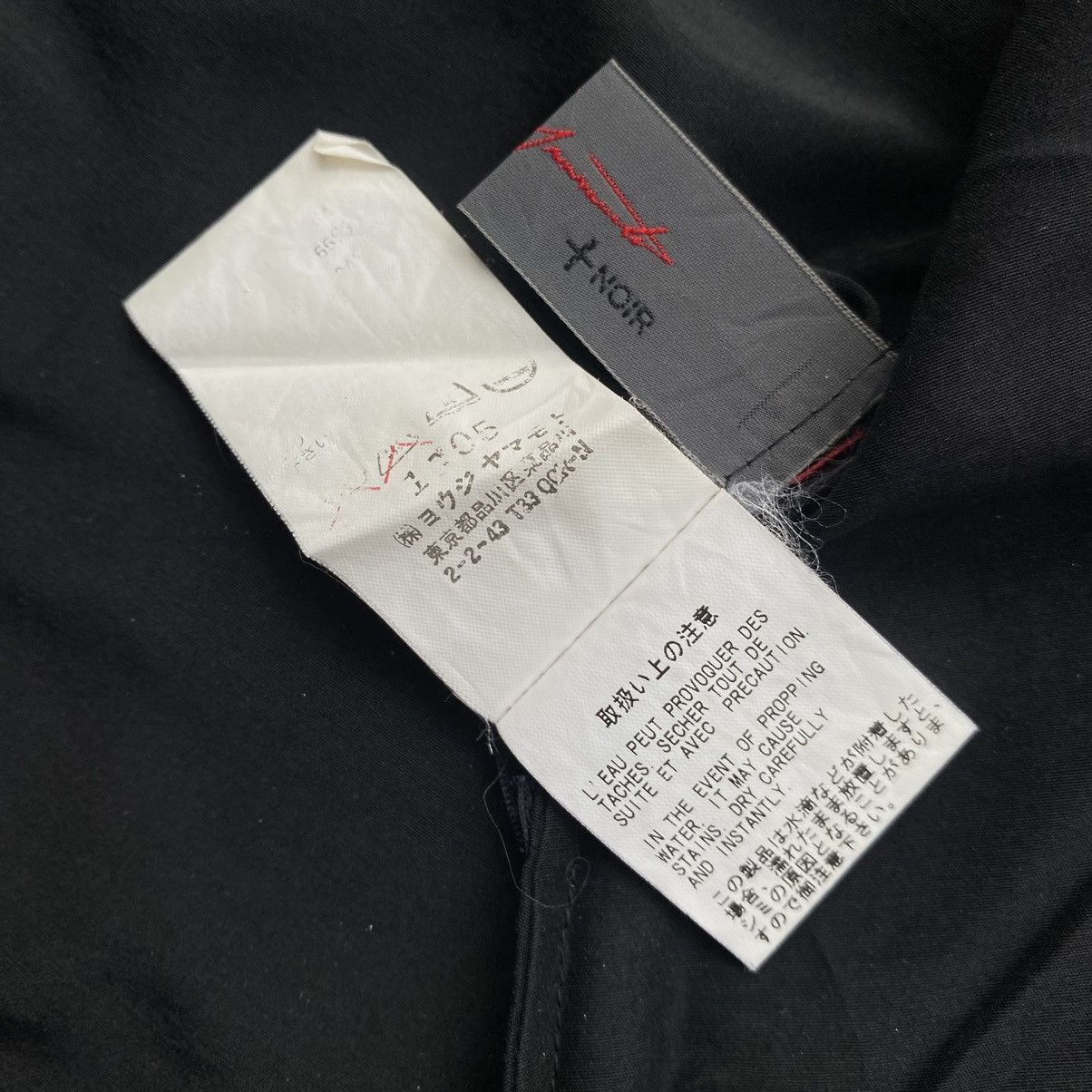 Yohji Yamamoto Yohji Yamamoto NOIR Cotton Design Collar Blouse Size S / US 4 / IT 40 - 6 Thumbnail