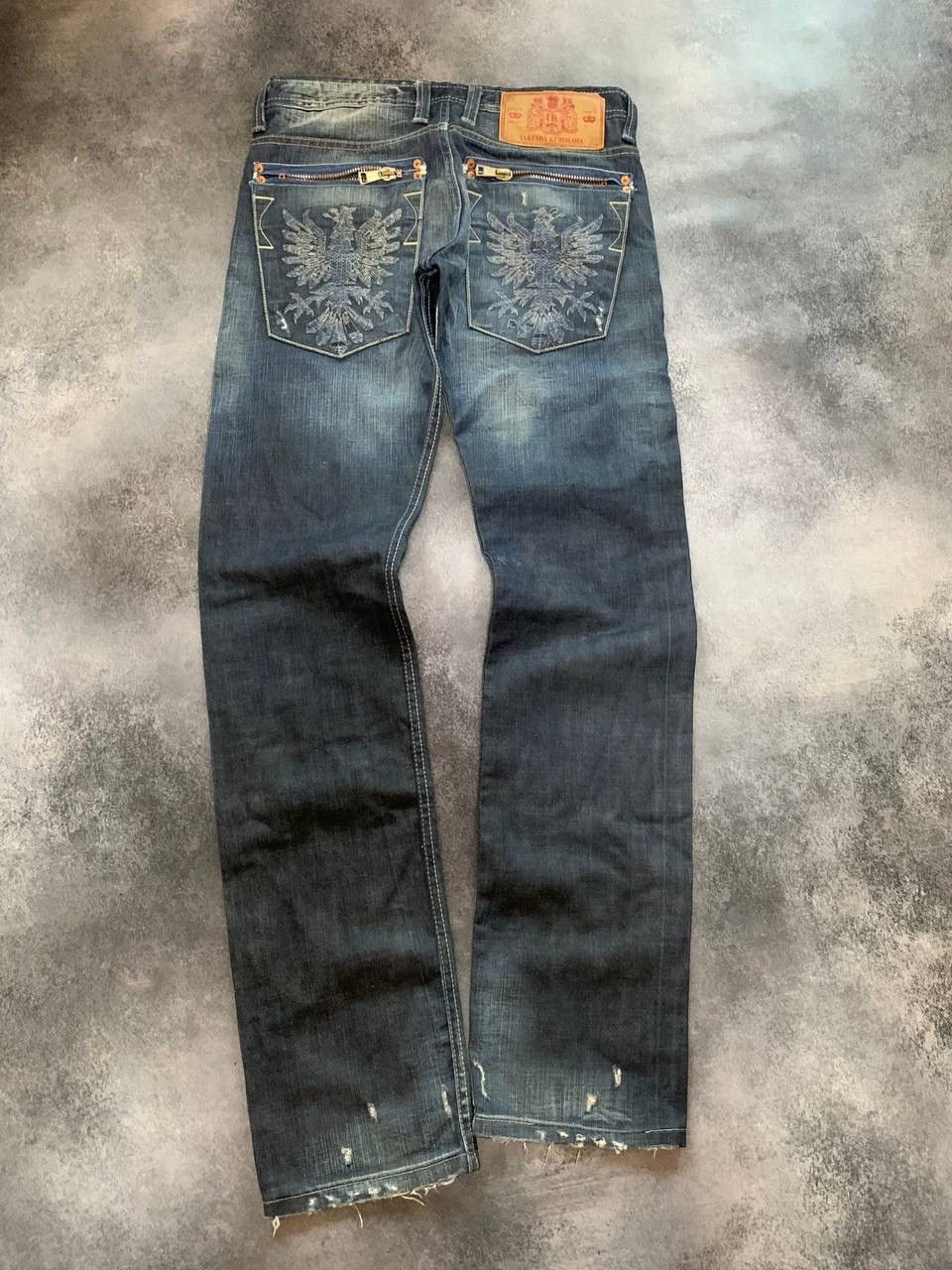 Japanese Brand × Takeshy Kurosawa × Vintage Takeshy Kurosawa Distressed Denim Jeans Japanese Style Size US 30 / EU 46 - 1 Thumbnail