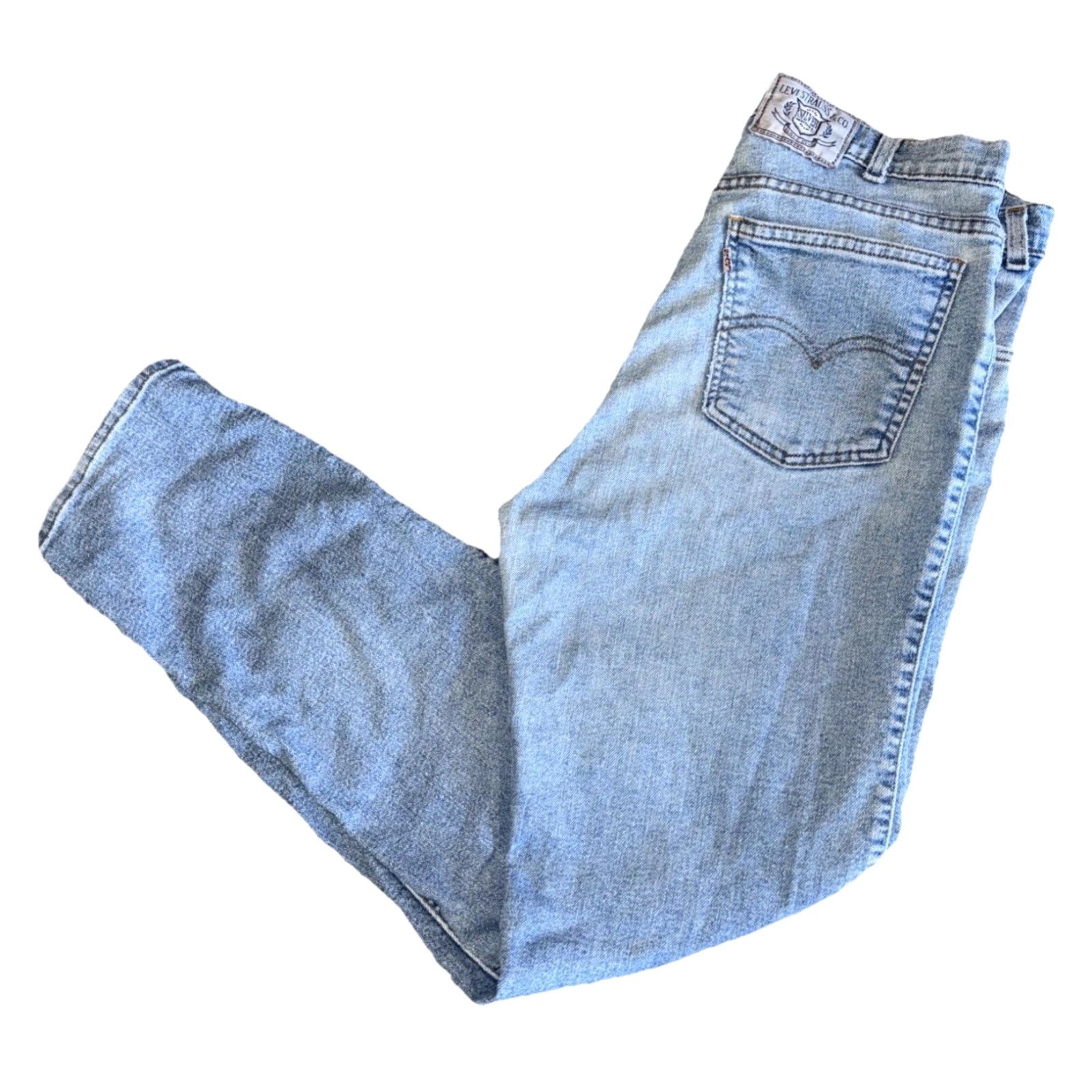 Levi's VINTAGE Levi’s Silver Medal Levi Jeans Men 33X32 Blue Denim 90s USA Jeans Size US 33 - 2 Thumbnail