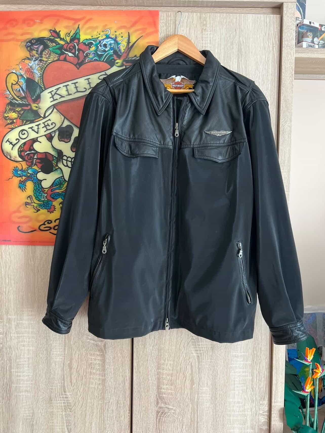 Harley Davidson Harley Davidson Hybrid Jacket Genuine leather with PVC 💥🔥 Size US XL / EU 56 / 4 - 2 Thumbnail