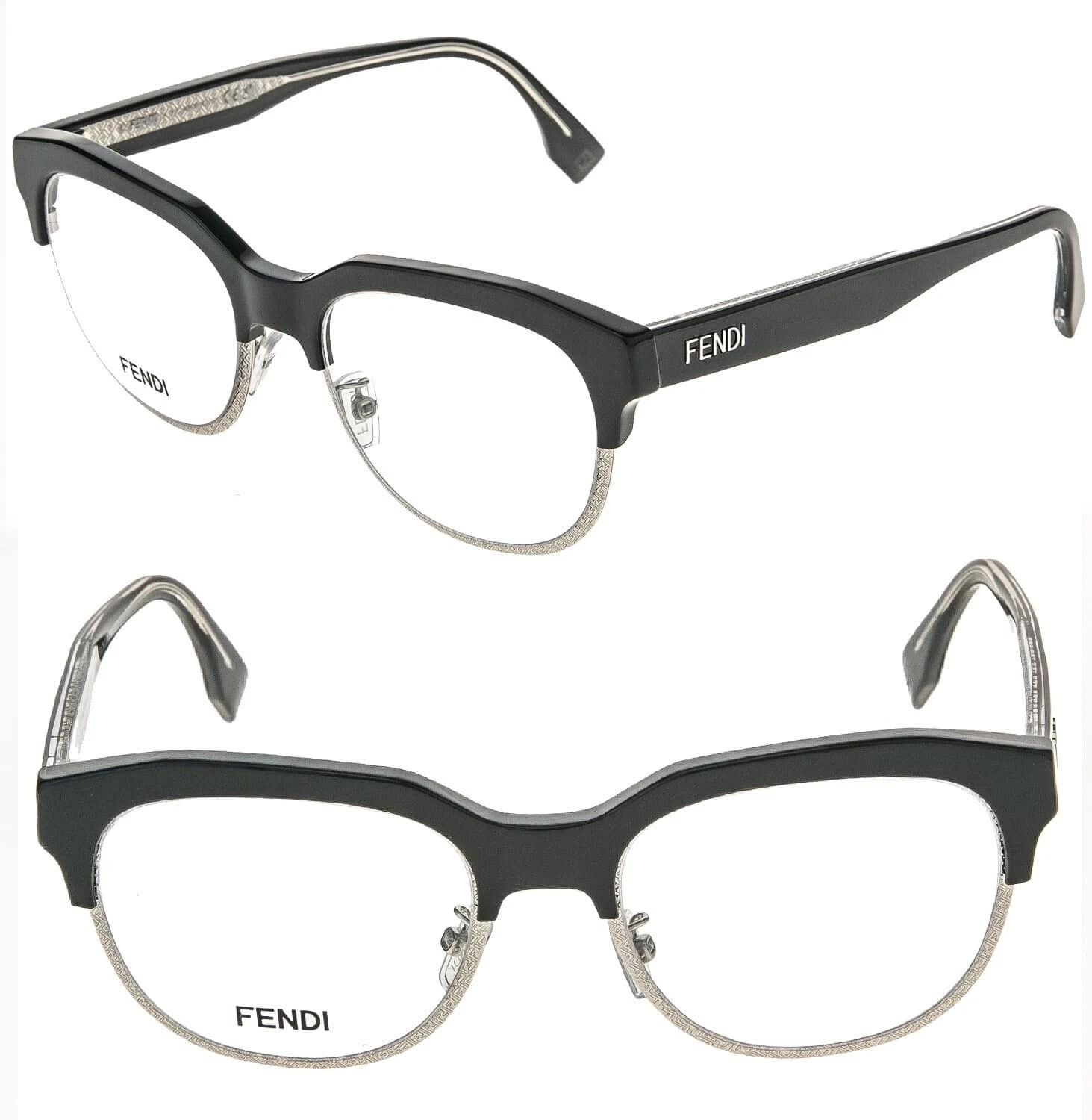 Fendi FENDI DIAMONDS TRAVEL 50068 020 Gray Eyeglasses FE50068U 020 Size ONE SIZE - 1 Thumbnail