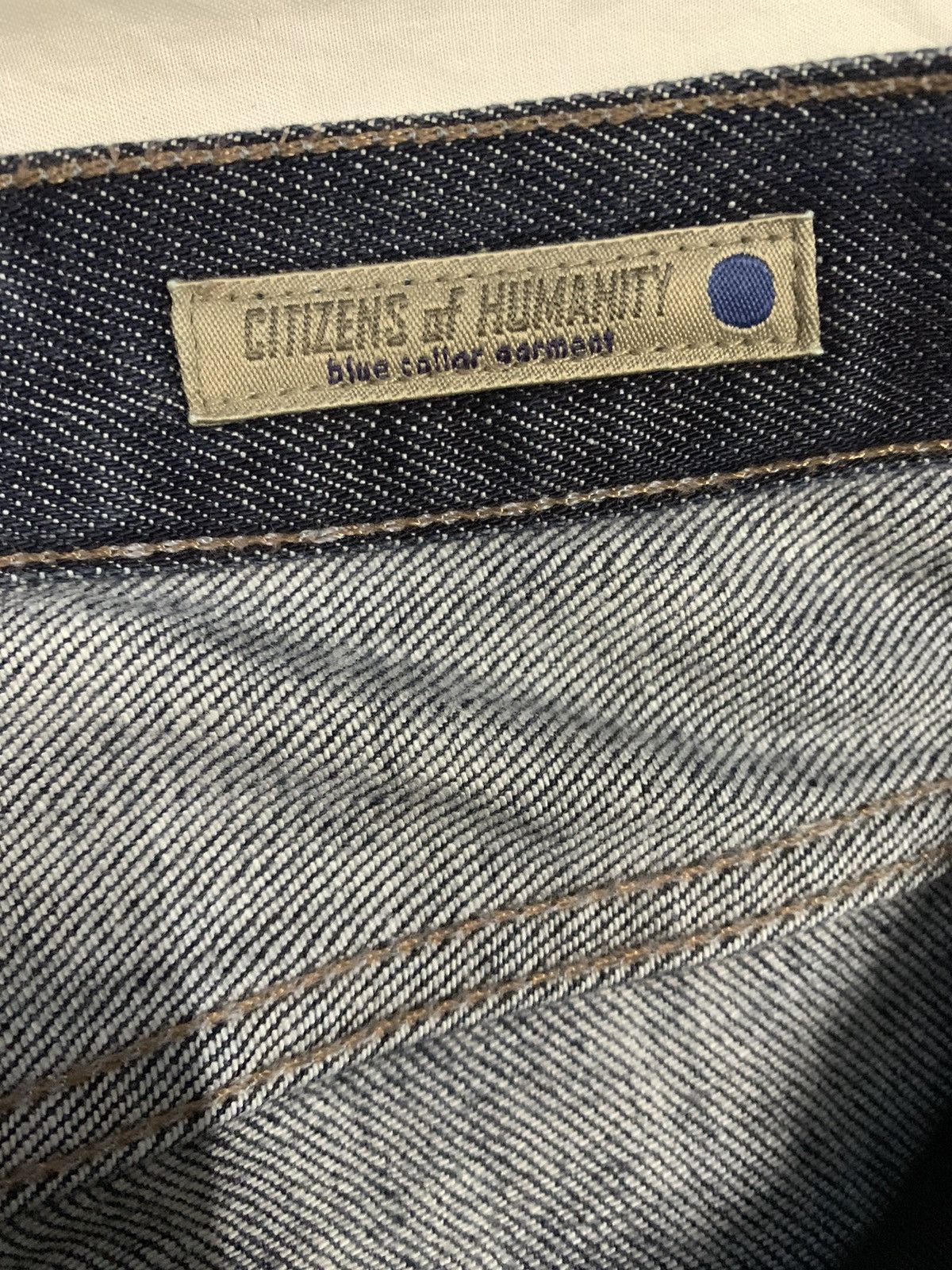 Citizens Of Humanity Vintage Citizens Of Humanity Straight Leg Distressed Denim Size US 32 / EU 48 - 20 Thumbnail
