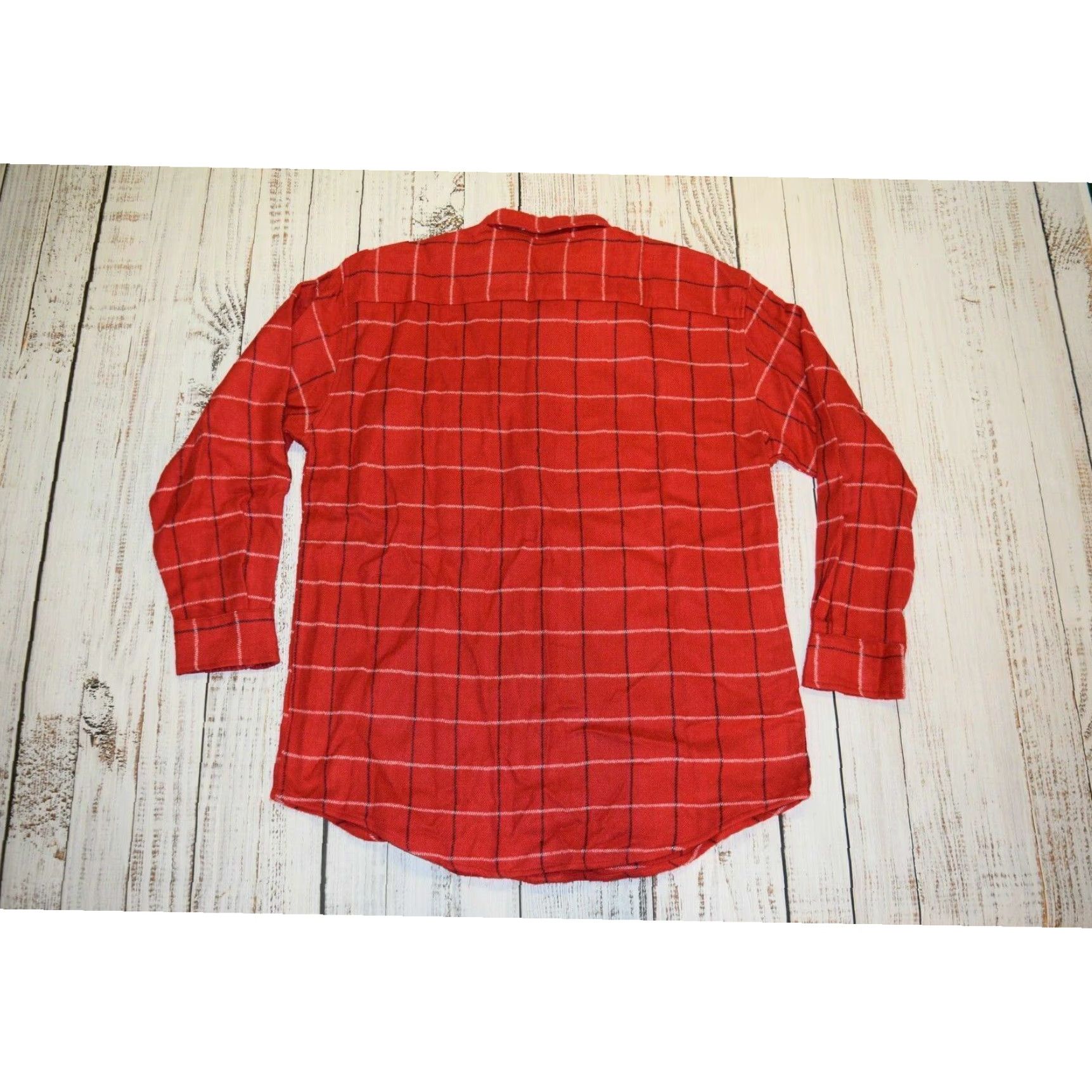 Rails VINTAGE Trail's End Flannel Button Up Shirt Red Plaid Mens L Acrylic Soft 80s 90s Size US L / EU 52-54 / 3 - 7 Thumbnail
