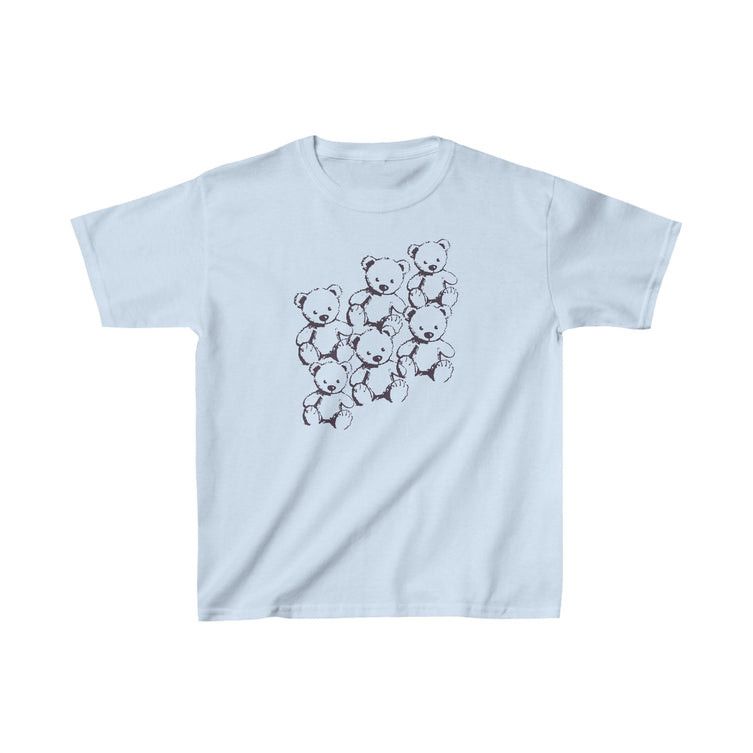 Other Blue Teddy Bear Baby Tee – Soft Cute Vintage Aesthetic Style Size M / US 6-8 / IT 42-44 - 1 Thumbnail