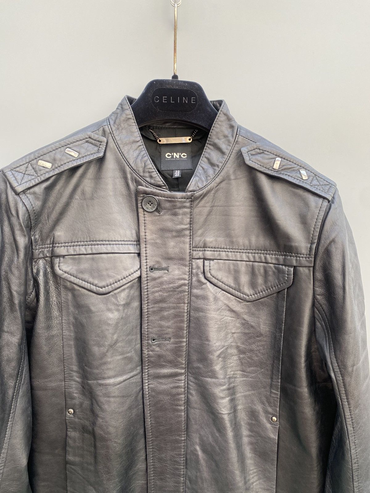 Costume National S/S 2008- CNC- Leather Biker Jacket Size US S / EU 44-46 / 1 - 5 Thumbnail
