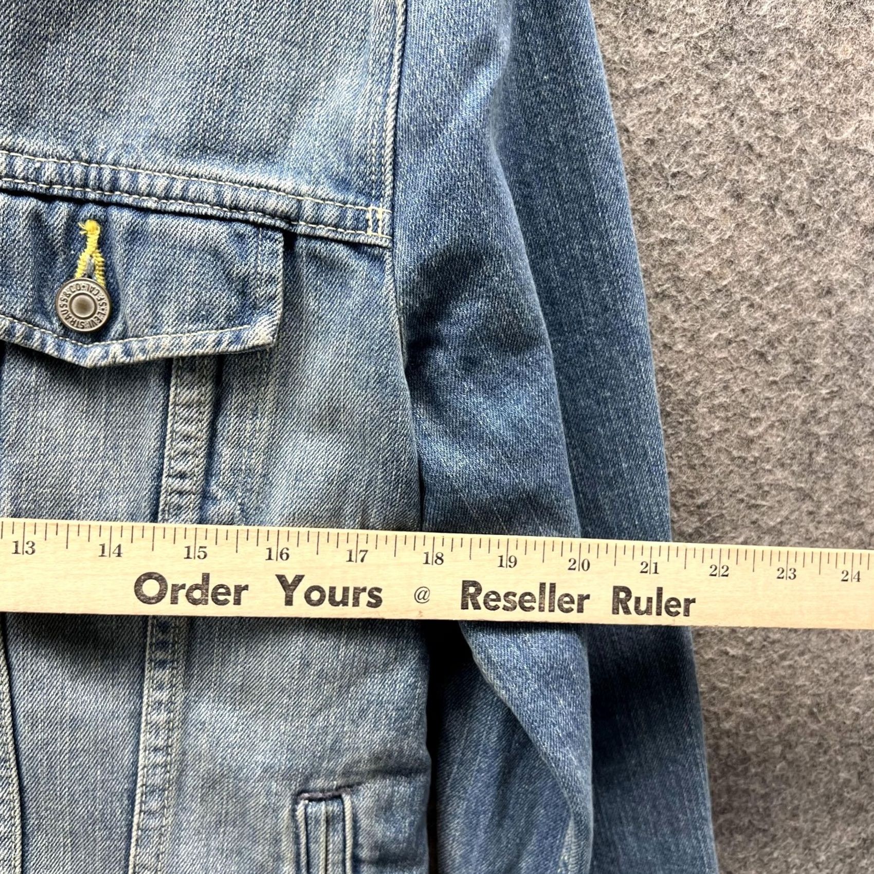 Levi's Levi'S Jacket Women Large Ladies Blue Denim Button Down Cotton Casual Vintage Size L / US 10 / IT 46 - 3 Thumbnail
