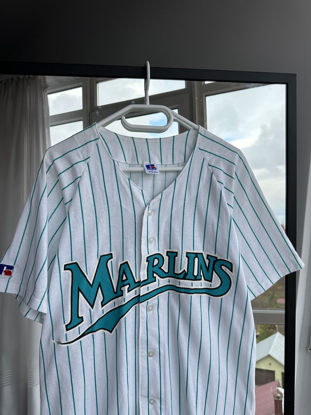 Russell Athletic Vintage Russell Athletic Florida Marlins MLB Baseball Jersey Size US L / EU 52-54 / 3 - 6 Thumbnail