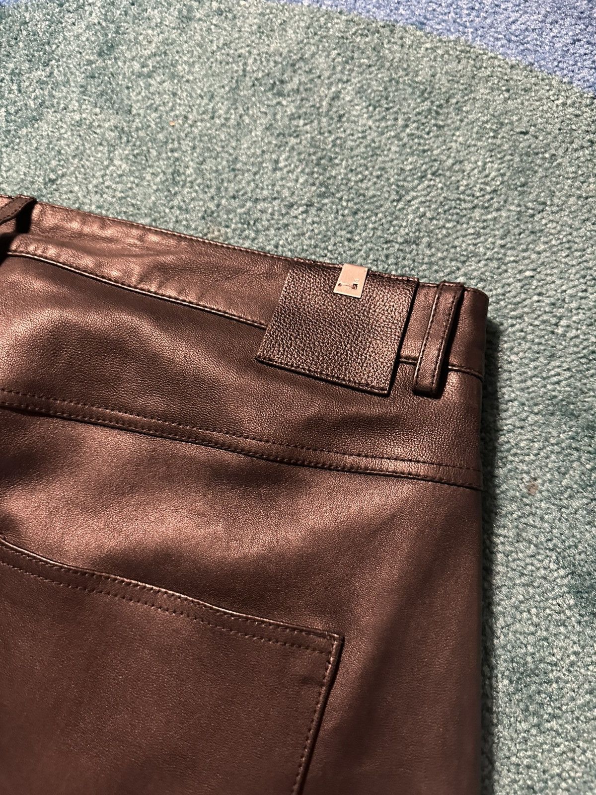 1017 ALYX 9SM × Alyx 1017 Alyx 9SM Black Buckle Leather Pants Size US 34 / EU 50 - 12 Thumbnail