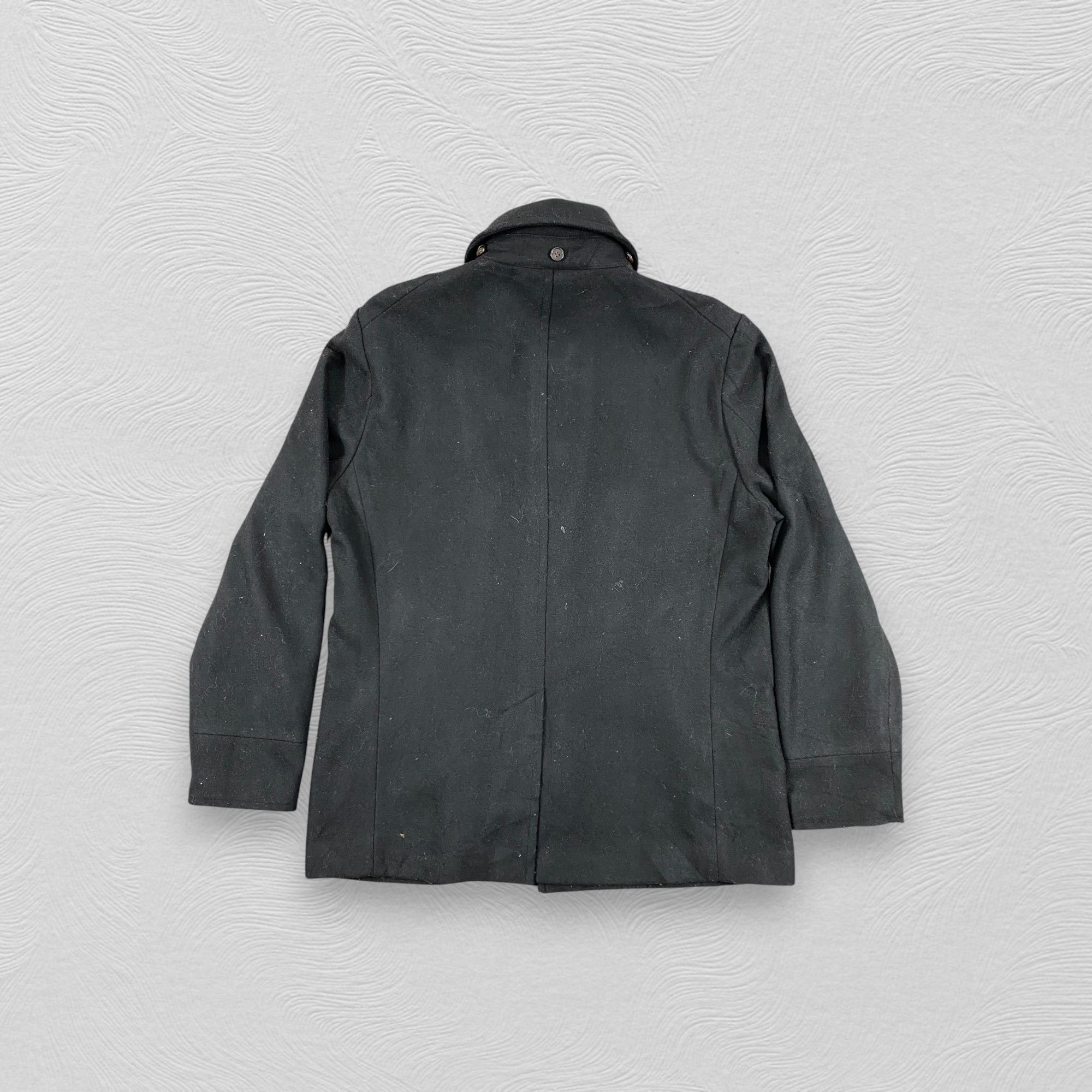 Japanese Brand Kansai Jeans Black Wool Coat Jacket -J184 Size US S / EU 44-46 / 1 - 2 Thumbnail