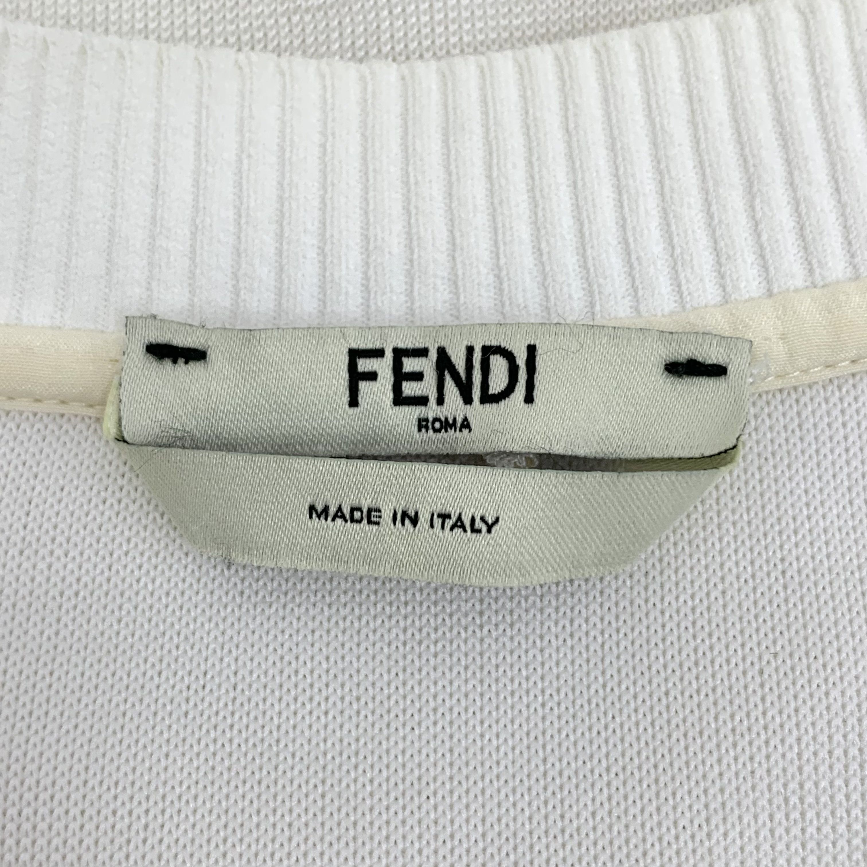 Fendi Fendi Cartoon Sweatshirt White (40) Size US XXS / EU 40 - 5 Thumbnail