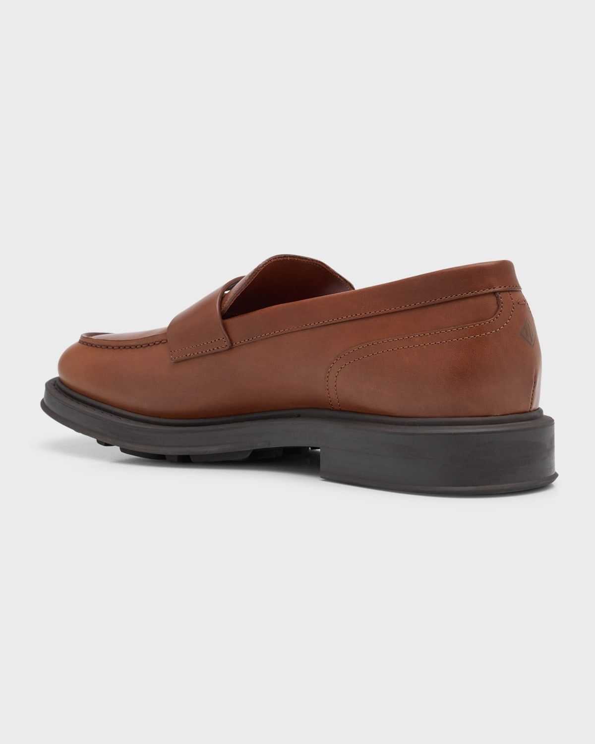 Loro Piana o1srvl11e0825 Travis Leather Penny Loafers in Brown Size US 9 / EU 42 - 4 Thumbnail