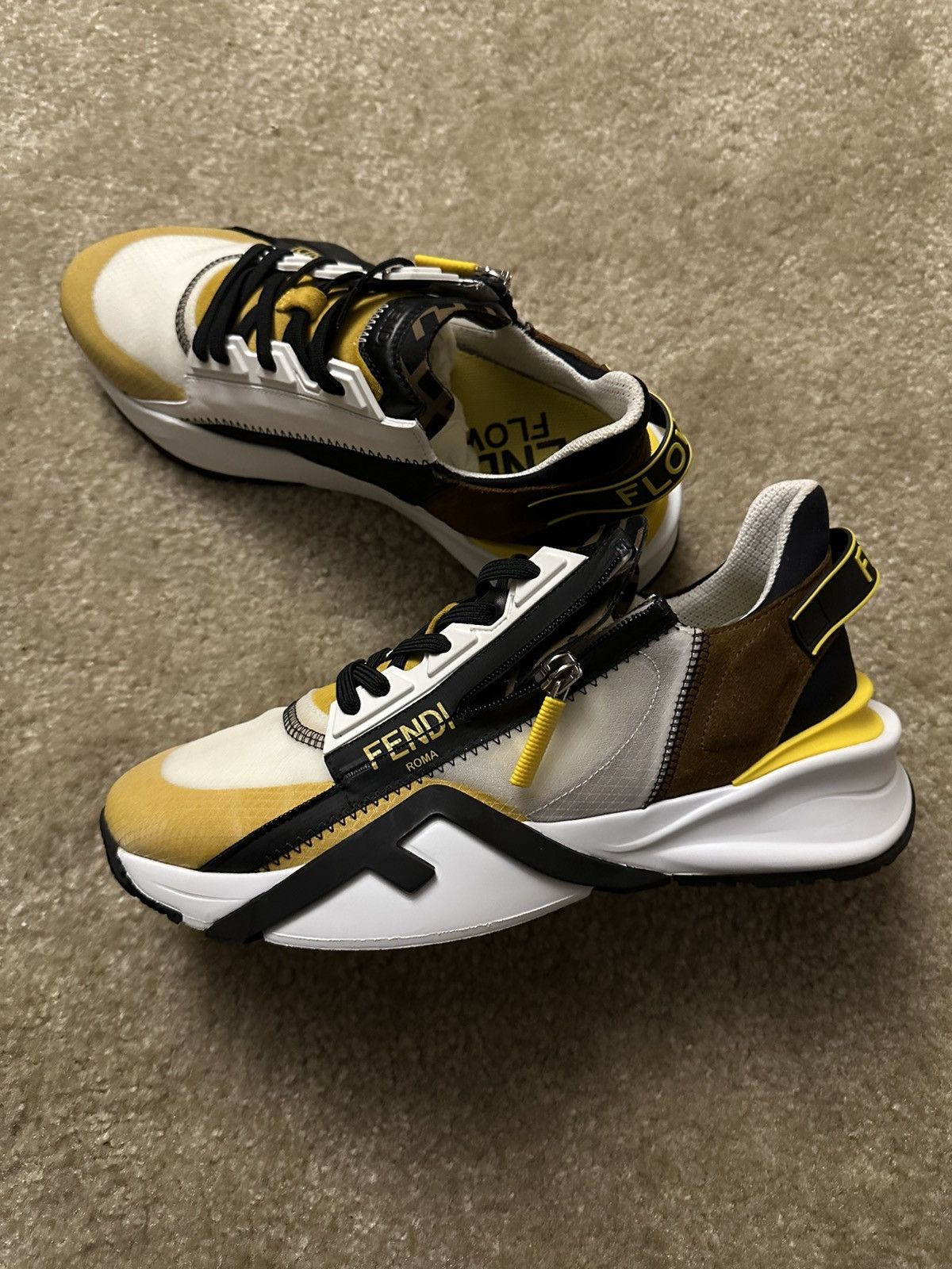 Fendi Feni Flow trainers Size US 8.5 / EU 41-42 - 1 Thumbnail