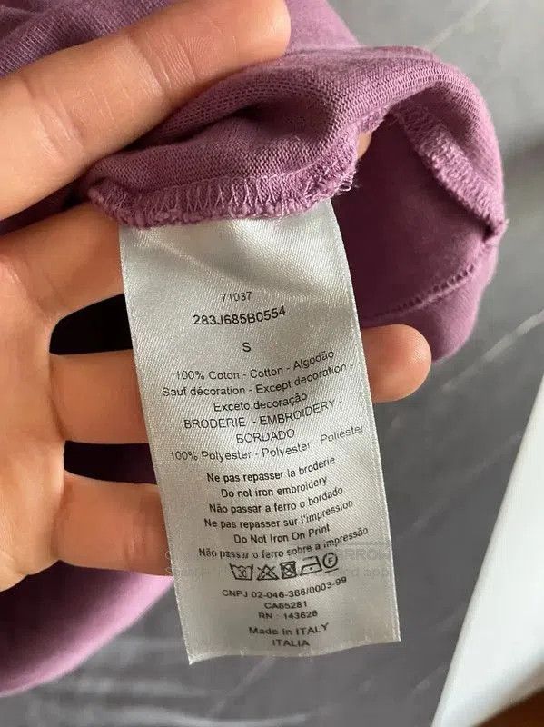 Dior Dior Pink Cotton Men's T-Shirt . Size US S / EU 44-46 / 1 - 6 Thumbnail