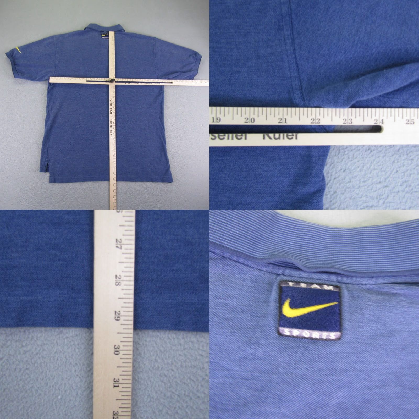 Nike VINTAGE Nike Polo Shirt Men XL Blue Casual Sports Tennis Golf College Y2K Size US XL / EU 56 / 4 - 8 Thumbnail