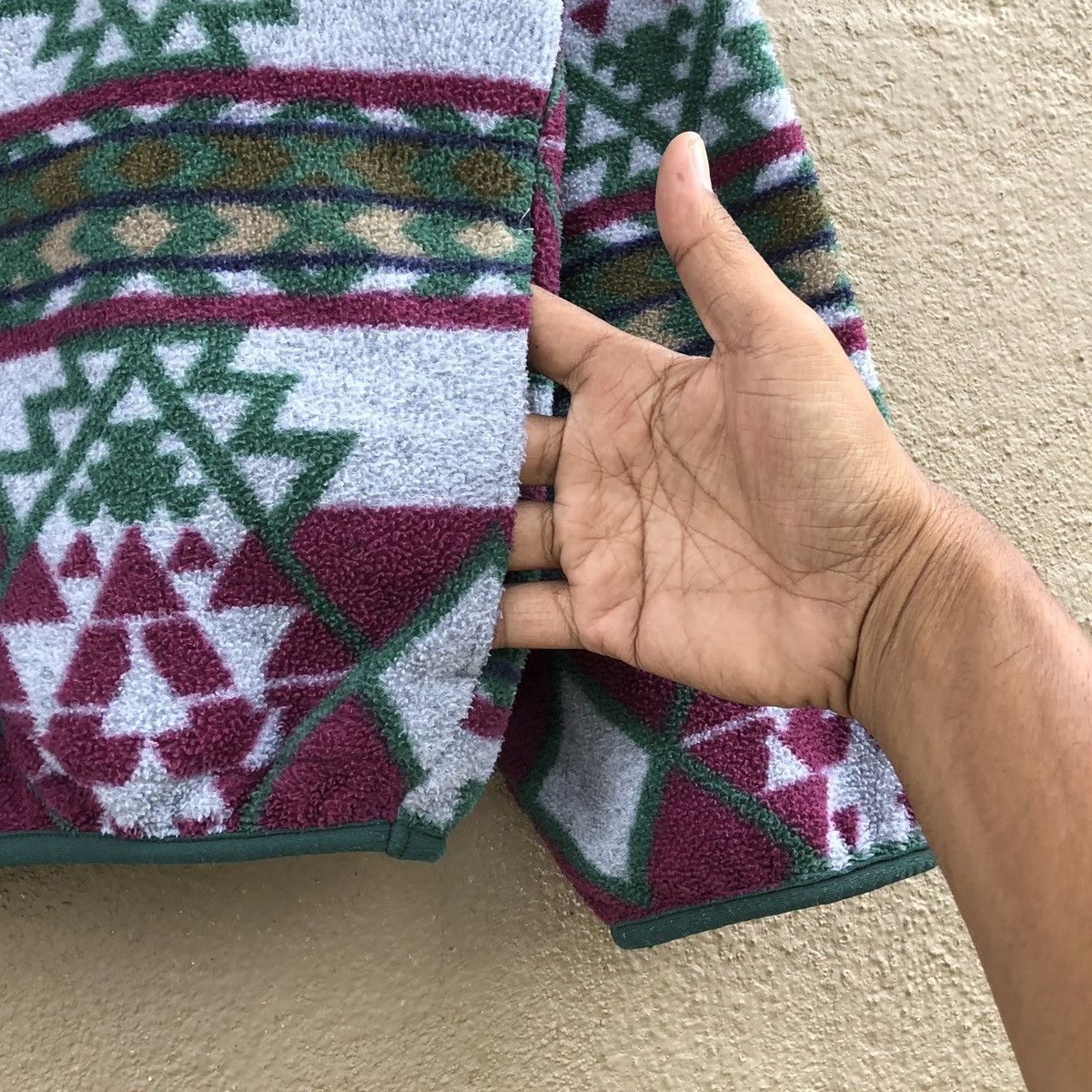 Woolrich Woolen Mills VTG Woolrich Fleece Aztec Half Zip Sweater Made In 🇺🇸 USA Size US S / EU 44-46 / 1 - 4 Thumbnail