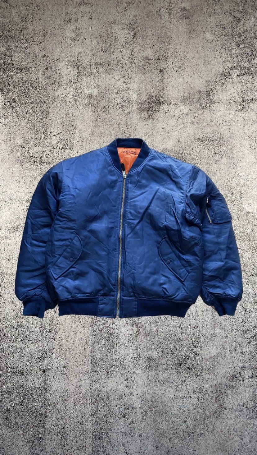 Vintage Vintage Delta MA-1 Flying Bomber Jacket | Grailed