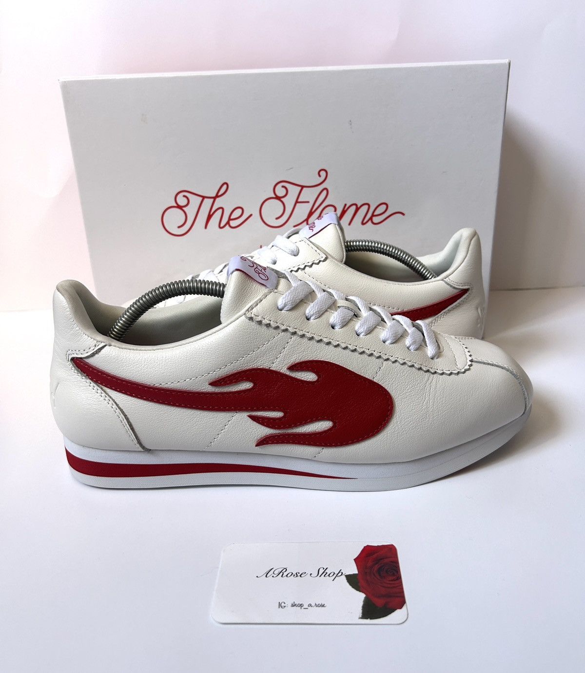 4HUNNID YG 4Hunnid The Flame Block Runner White/Red Shoes Size: 11 M Size US 11 / EU 44 - 1 Thumbnail