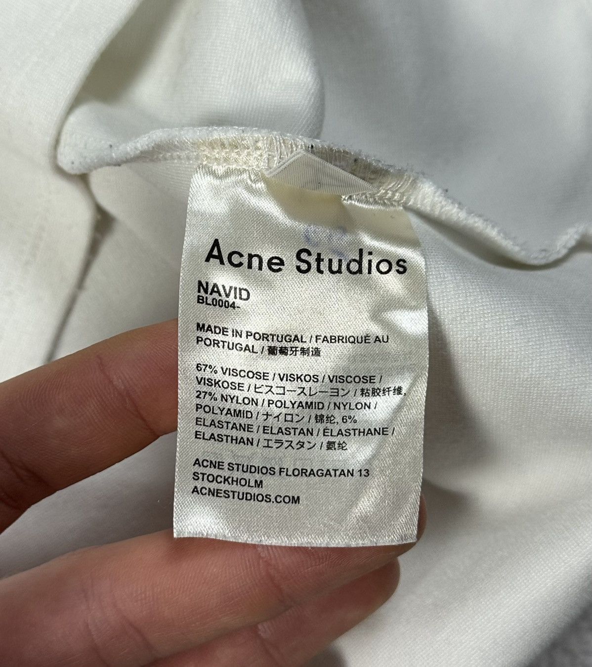 Acne Studios Acne Studios Luxury Y2K avantgarde streetwear T-shirt Size US S / EU 44-46 / 1 - 14 Thumbnail