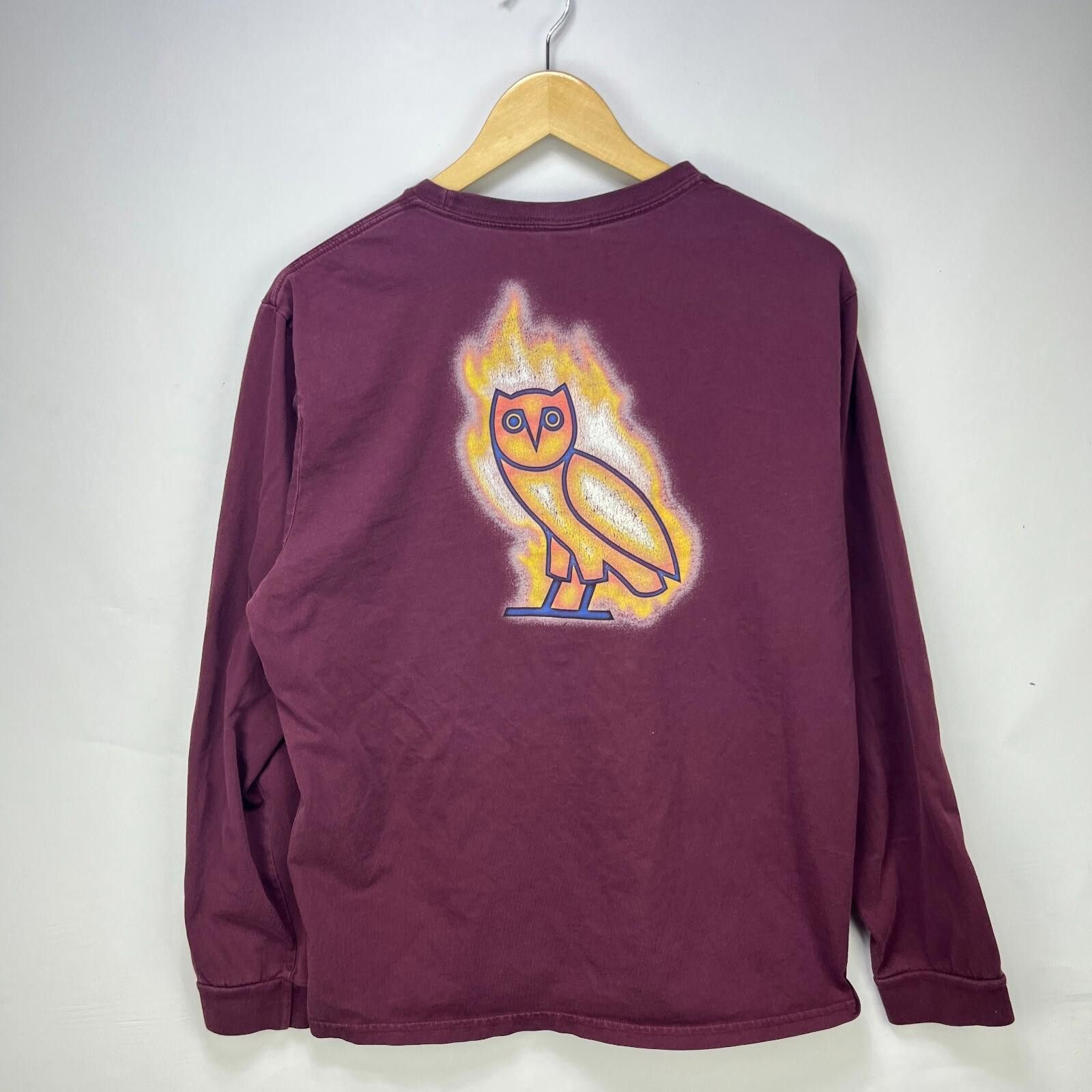 Other OVO October's Very Own Drake Owl Flames Shirt XL Size US XL / EU 56 / 4 - 1 Thumbnail
