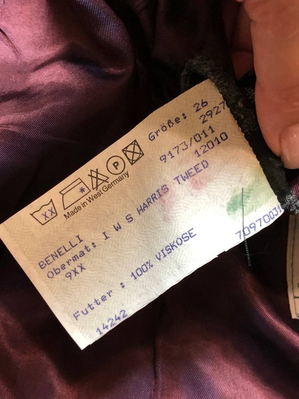 Harris Tweed Blazer Vintage Harris Tweed streetwear 100% wool Y2K Size 48R - 6 Thumbnail