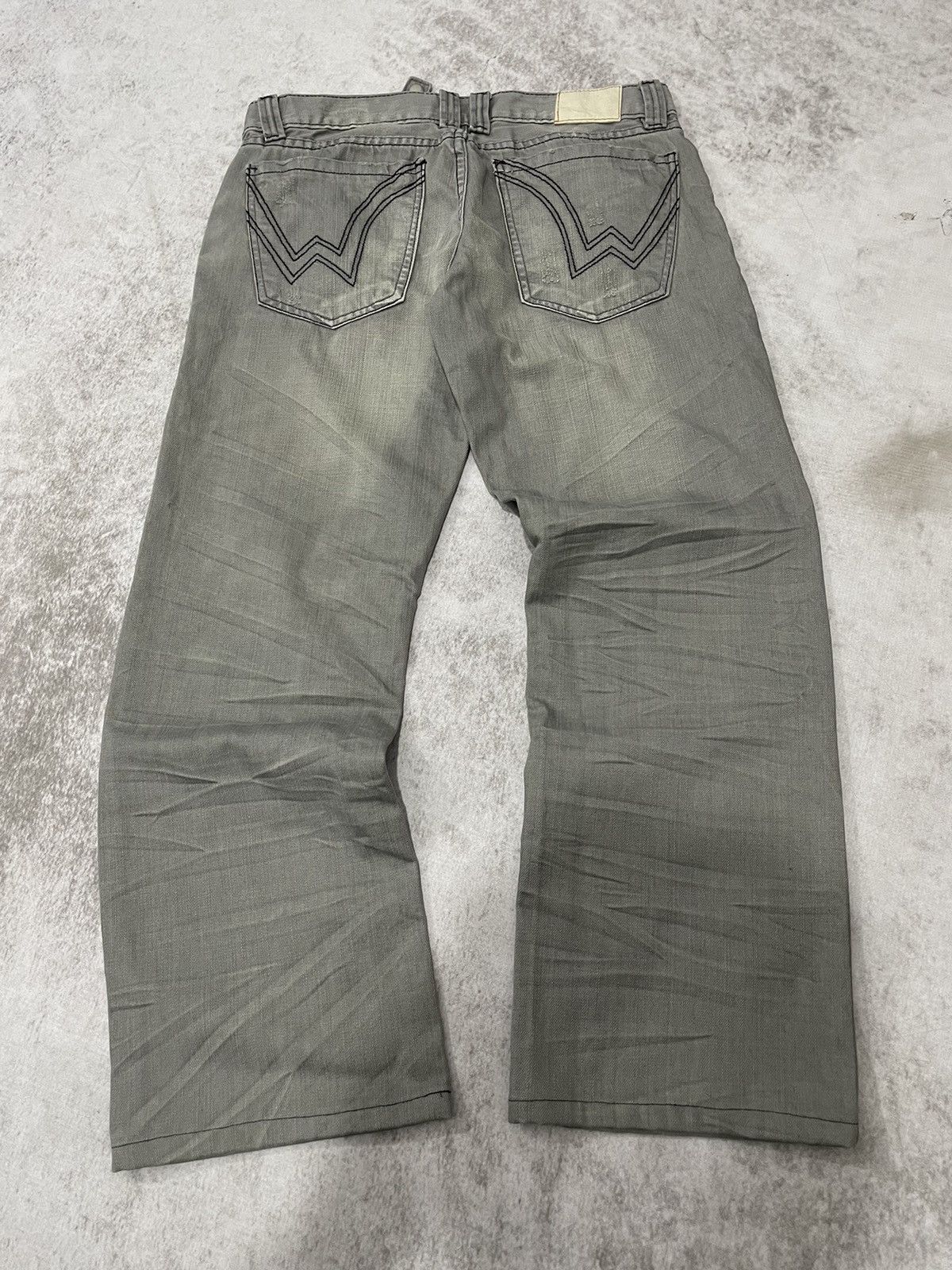 Hysteric Glamour 2000s whitefox japan baggy smoke denim y2k style Size US 31 - 5 Thumbnail
