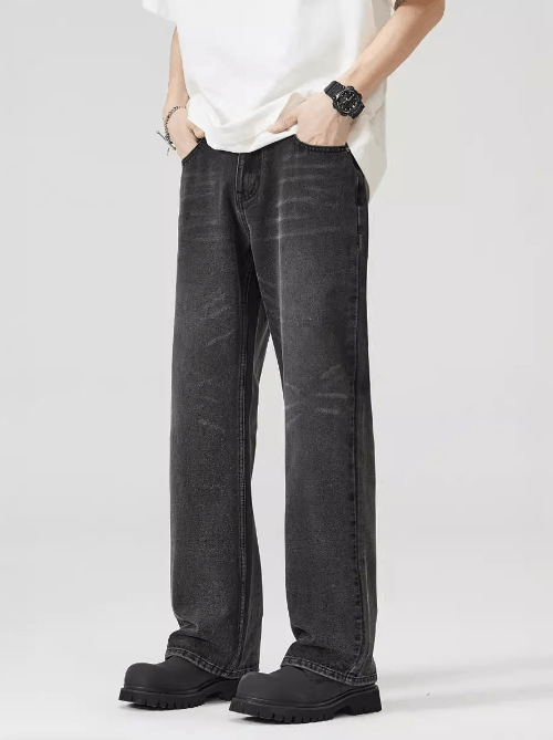 Japanese Brand × Jean Men's washed cleanfit baggy flared jeans Size US 32 / EU 48 - 1 Thumbnail