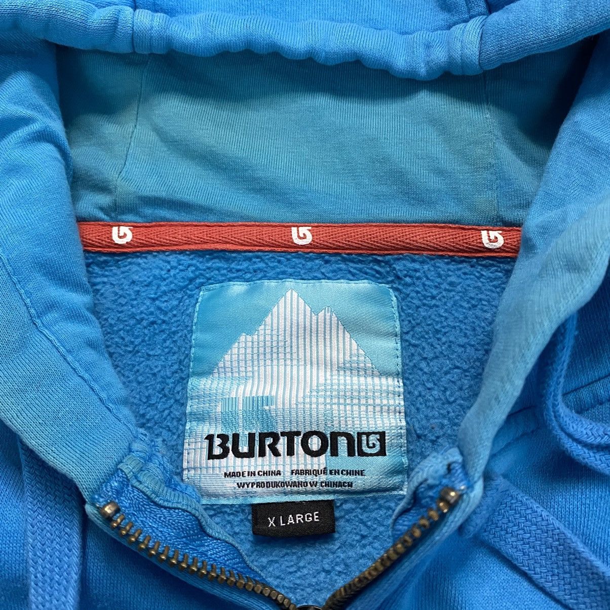 Burton Y2K Style Burton Dominan Aqua Blue Hoodie Size US XL / EU 56 / 4 - 4 Thumbnail