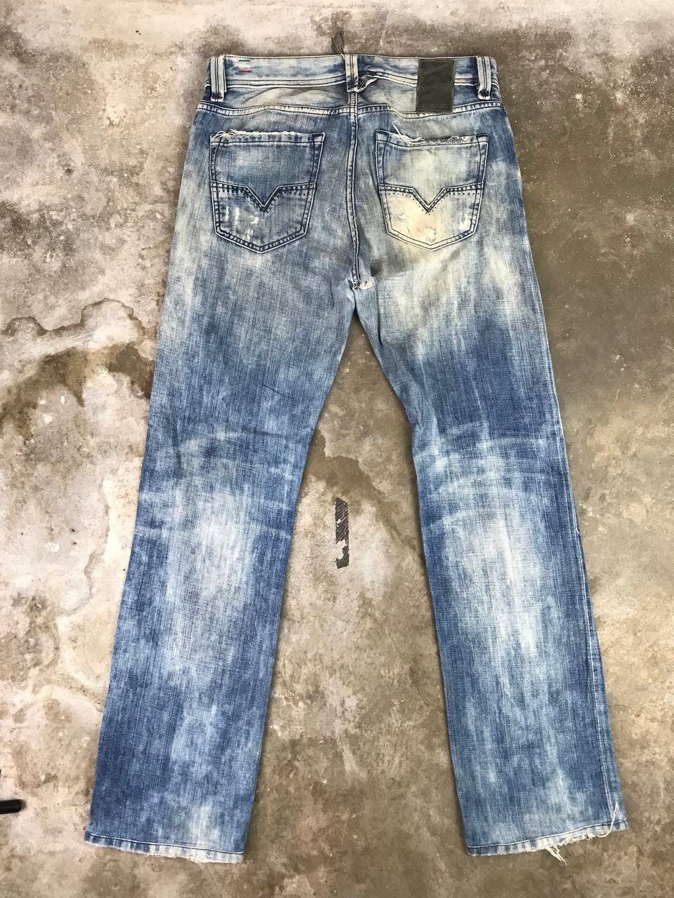 Diesel Black Gold Vintage Distressed Denim Diesel Rare Design Size US 32 / EU 48 - 2 Thumbnail