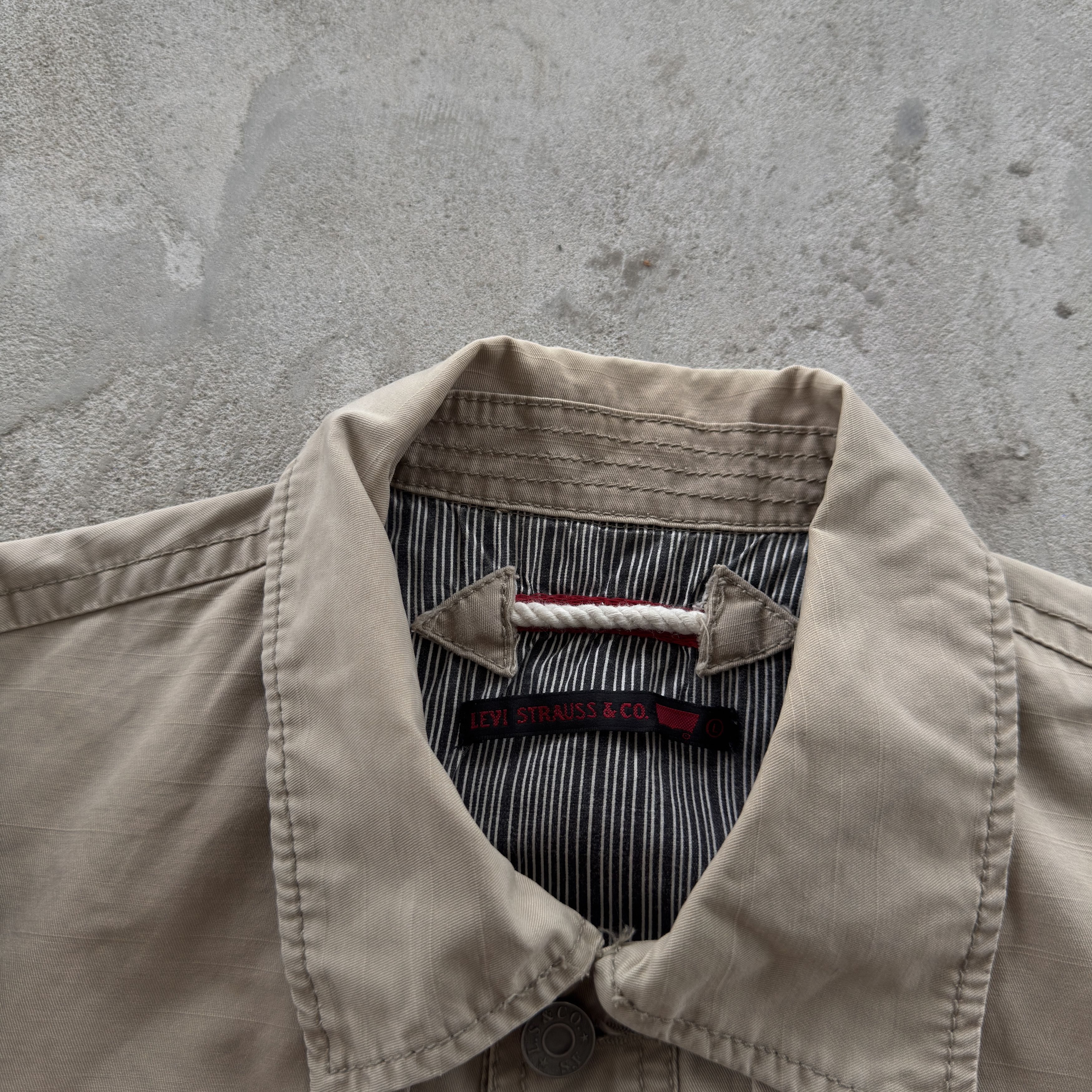 Levi's Levis Havana Military Type 3 Trucker Jacket Beige Tan L Size US L / EU 52-54 / 3 - 7 Thumbnail