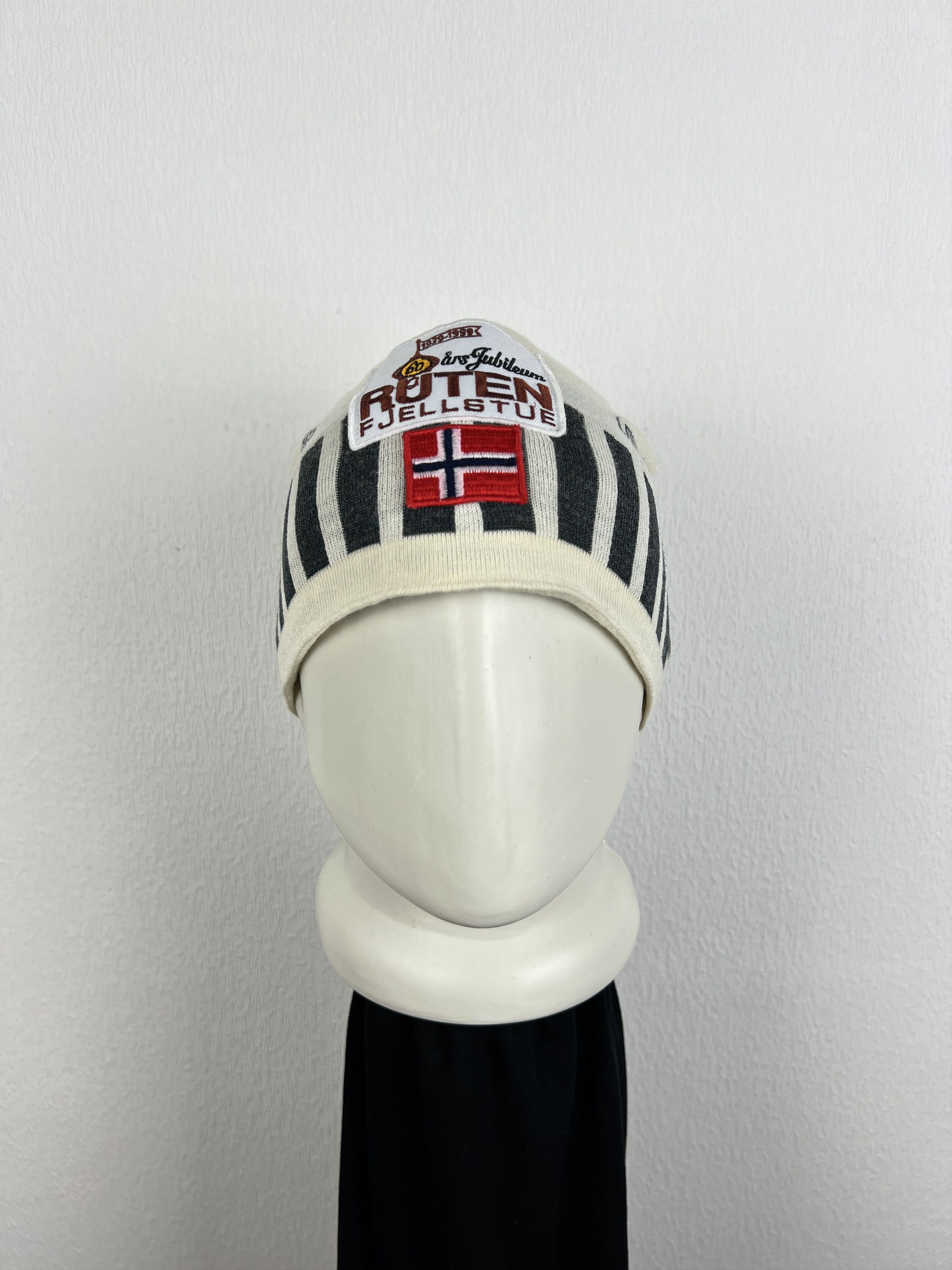 Vintage Swix Beanie Hat Ski Cap Biathlon Lined Norway Flag Sport Size ONE SIZE - 2 Thumbnail