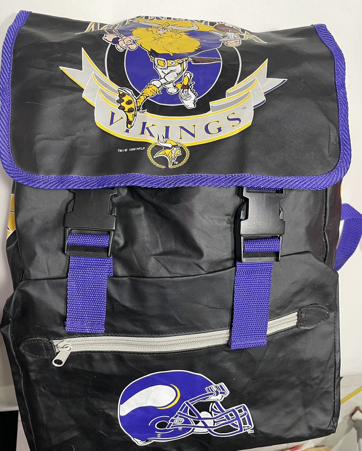 NFL × Vintage Vintage 1995 Vikings Minnesota Waterproof bag NFL Size ONE SIZE - 8 Thumbnail