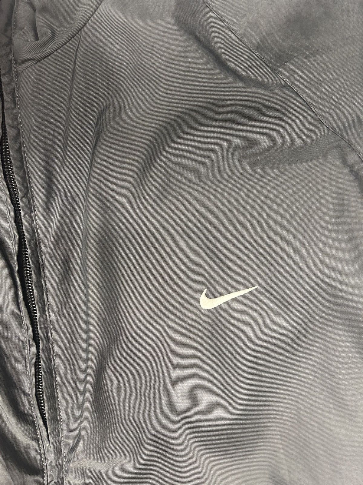Nike × Vintage Crazy Vintage Y2K Essential Grey Nike Windbreaker Jacket Size US M / EU 48-50 / 2 - 2 Thumbnail