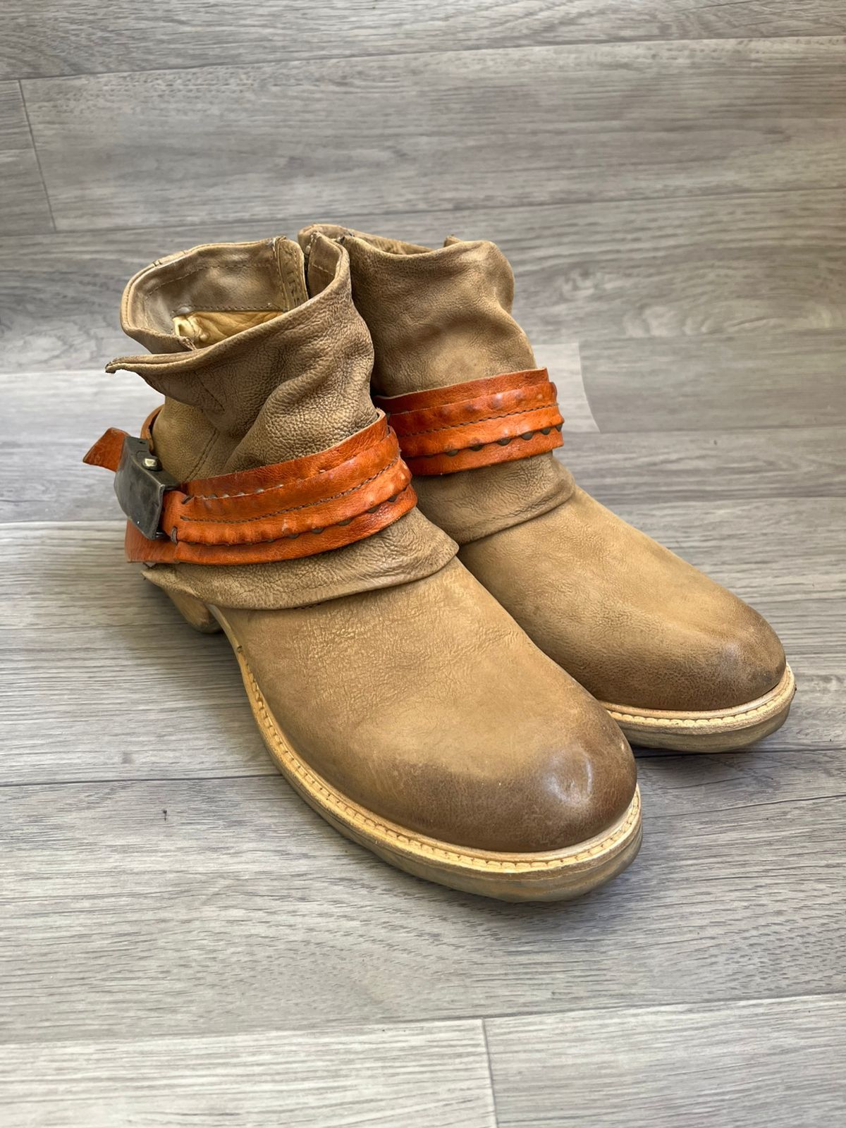 A.S.98 Airstep Avant- Garde Boho Biker Boots Sz41