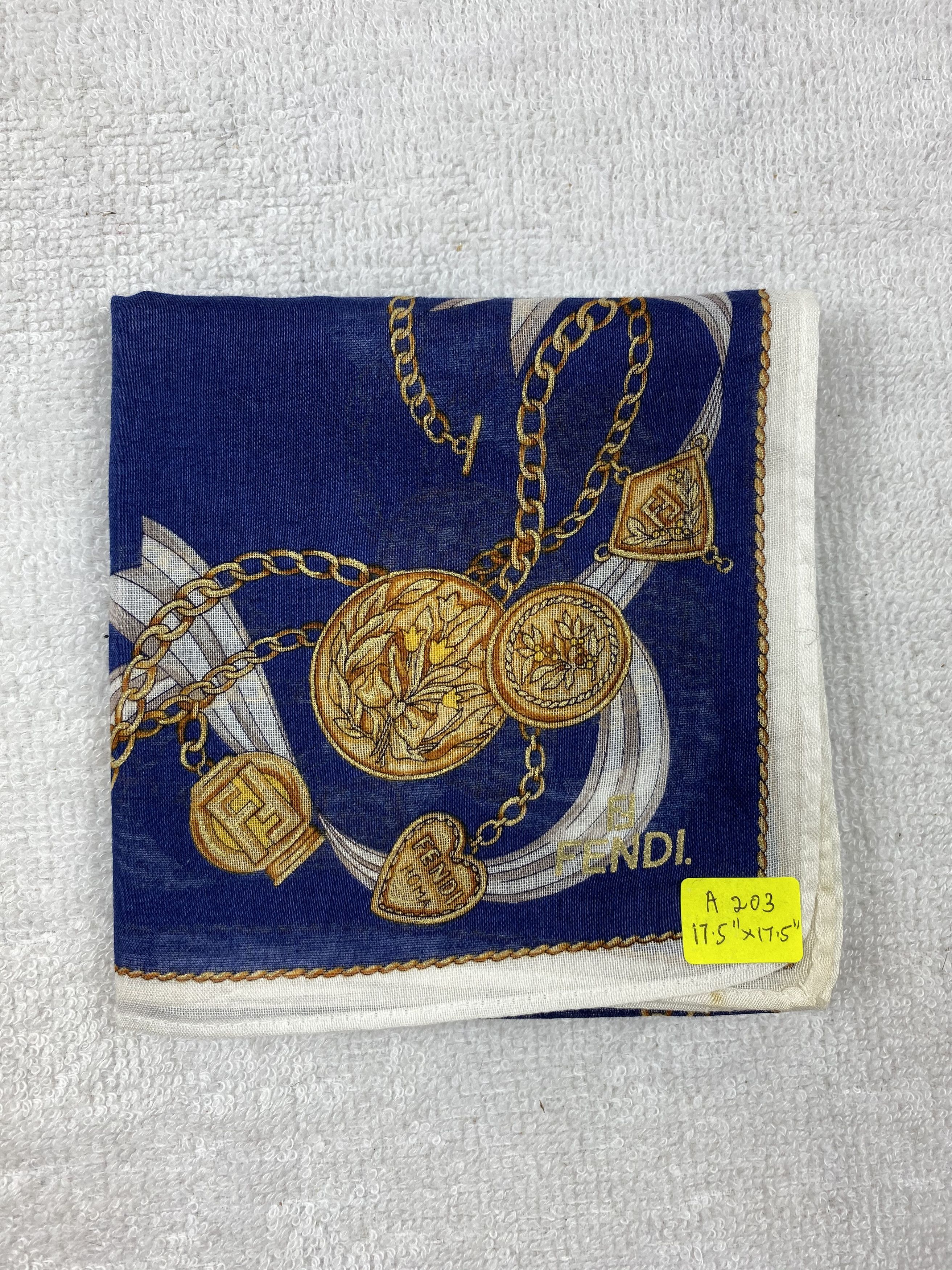Vintage Fendi Handkerchief / Bandana / Neckerchief A203 Size ONE SIZE - 6 Thumbnail