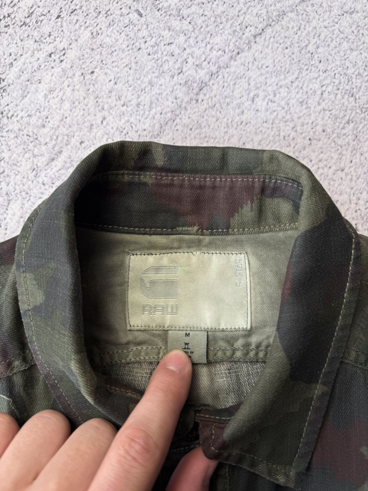 G-Star Vintage G Star Raw Multicam Thick Shirt Size M Size US M / EU 48-50 / 2 - 21 Thumbnail