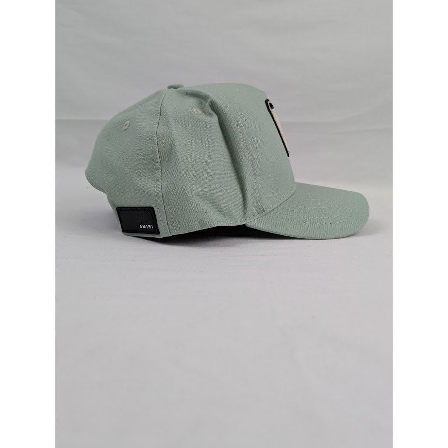 Amiri o1rshd1 Q:2 / Size: OS / Chenille MA Patch Canvas Hat/Cap Size ONE SIZE - 4 Thumbnail