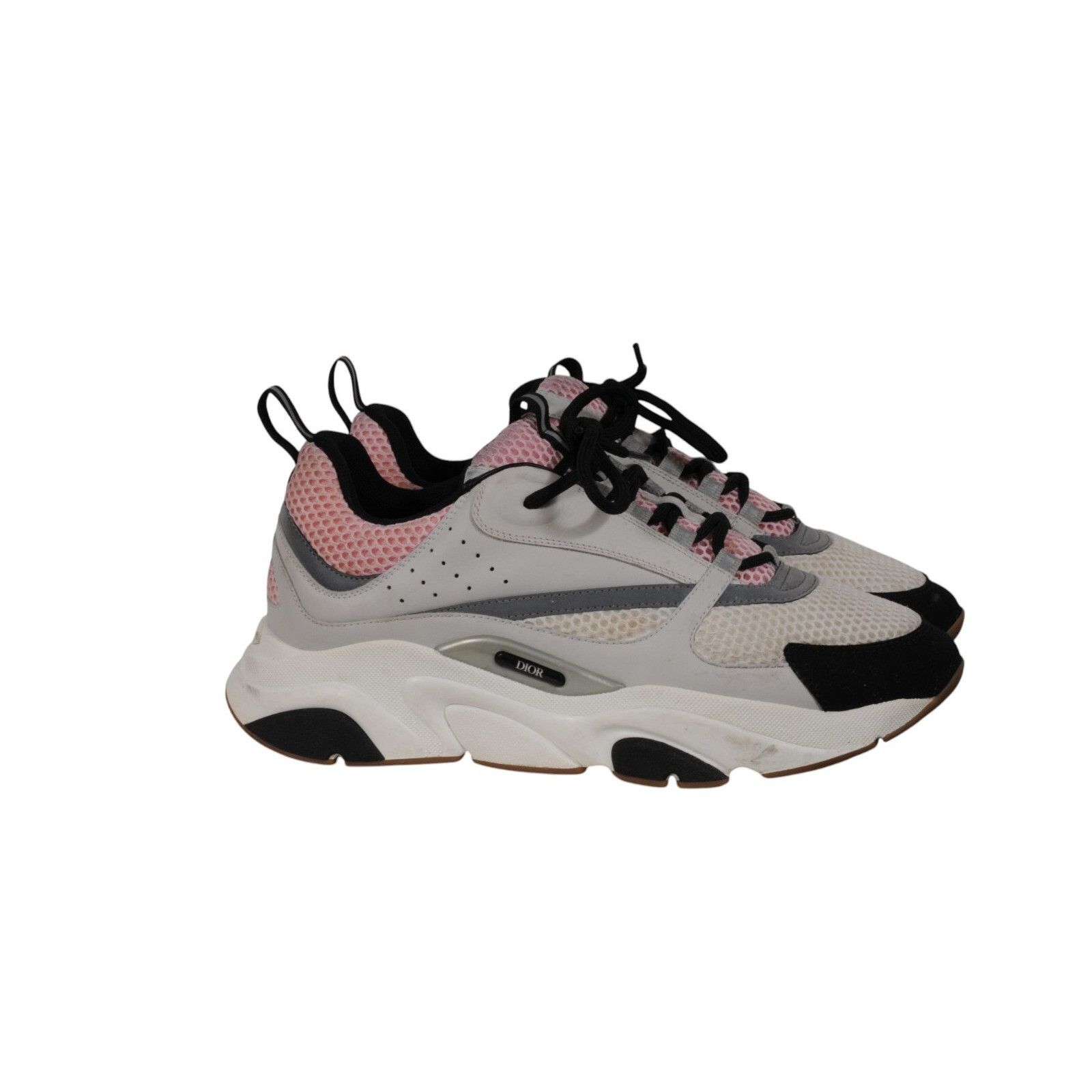 Dior Dior Men B22 Sneakers White Pink Silver Chunky Size US 10 / EU 43 - 2 Thumbnail