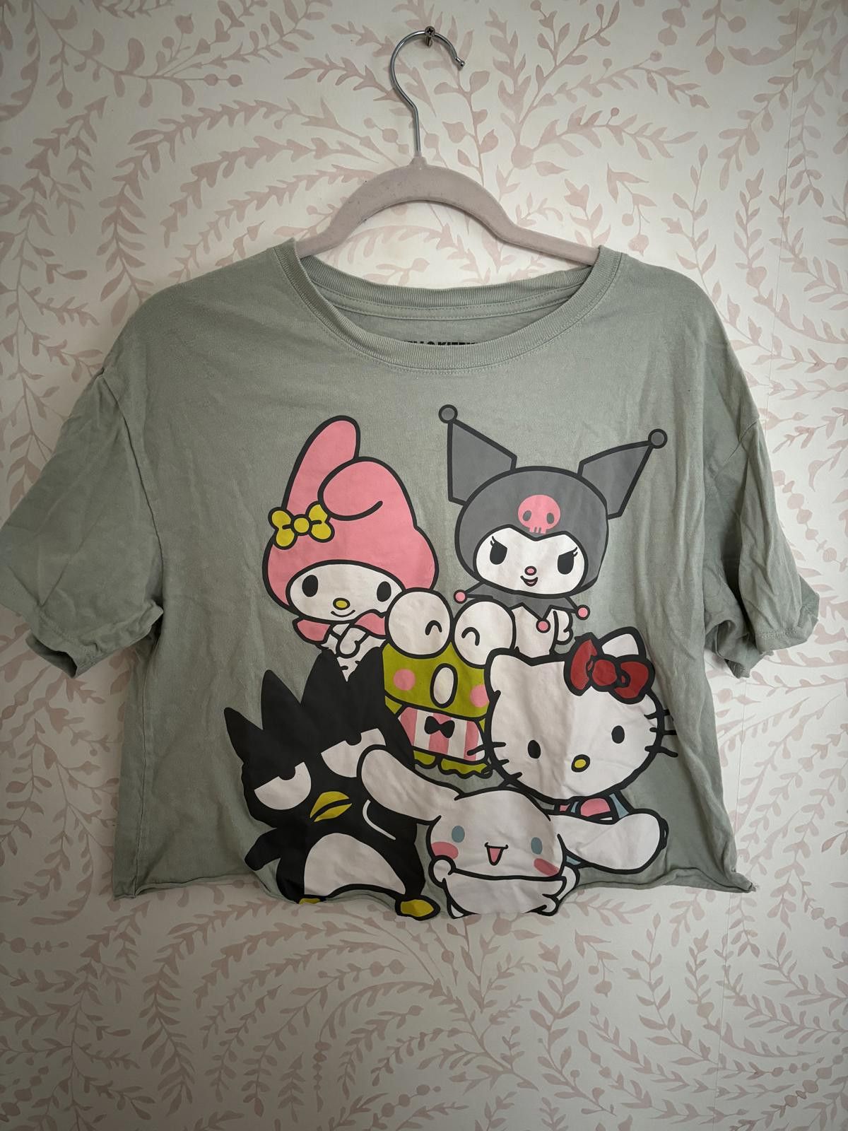 Designer Official Hello Kitty and Friends Graphic Crop T-Shirt Size L / US 10 / IT 46 - 1 Thumbnail
