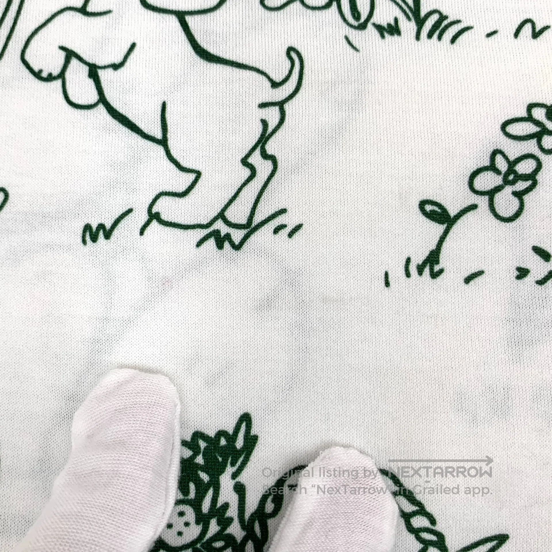 Dolce & Gabbana Dolce Gabbana White cartoon doodle print cotton round neck Size S / US 4 / IT 40 - 7 Thumbnail