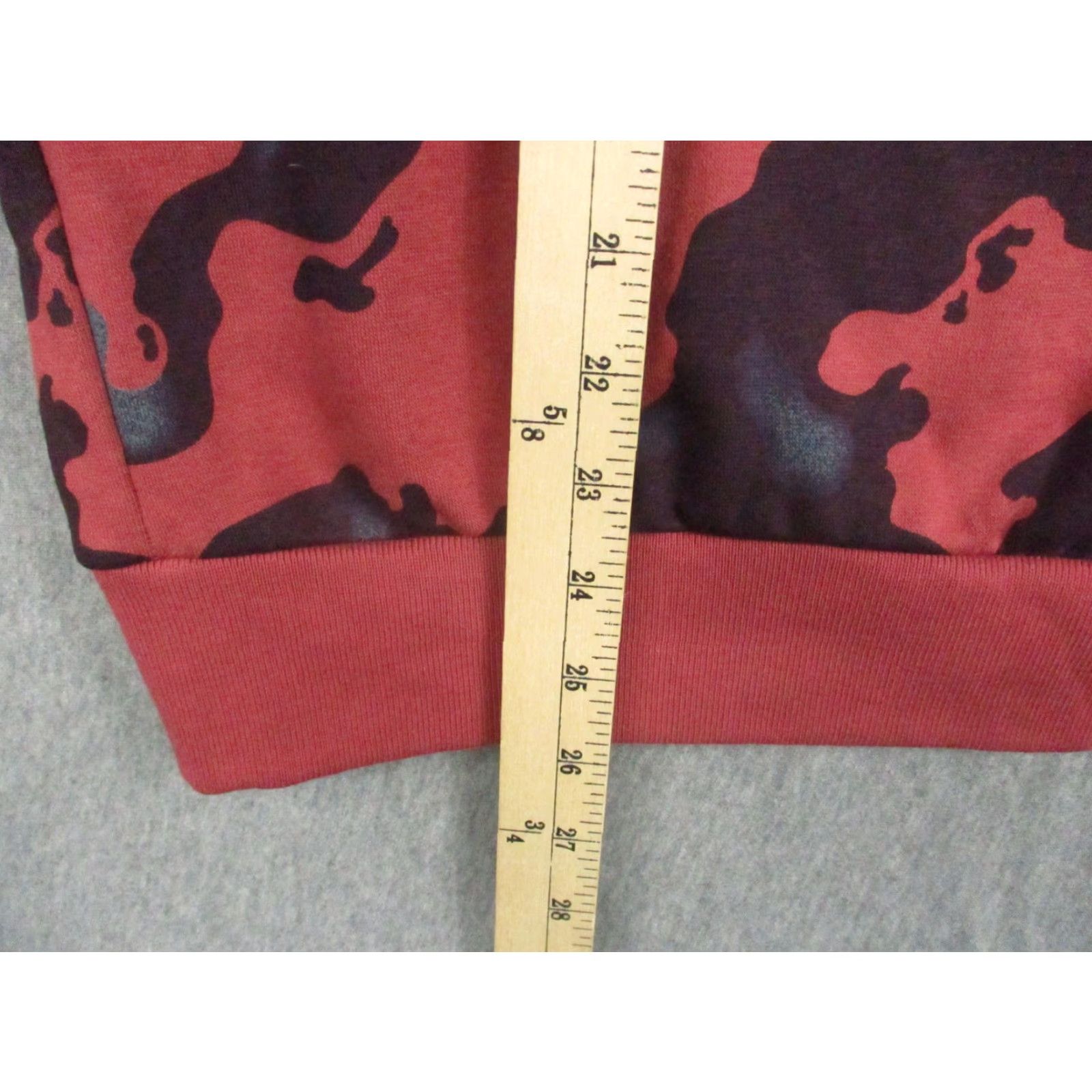 Adidas Adidas Sweatshirt Mens Small Red Black Camo 1/4 Zip Pullover Legacy AOP H25085 Size US S / EU 44-46 / 1 - 5 Thumbnail