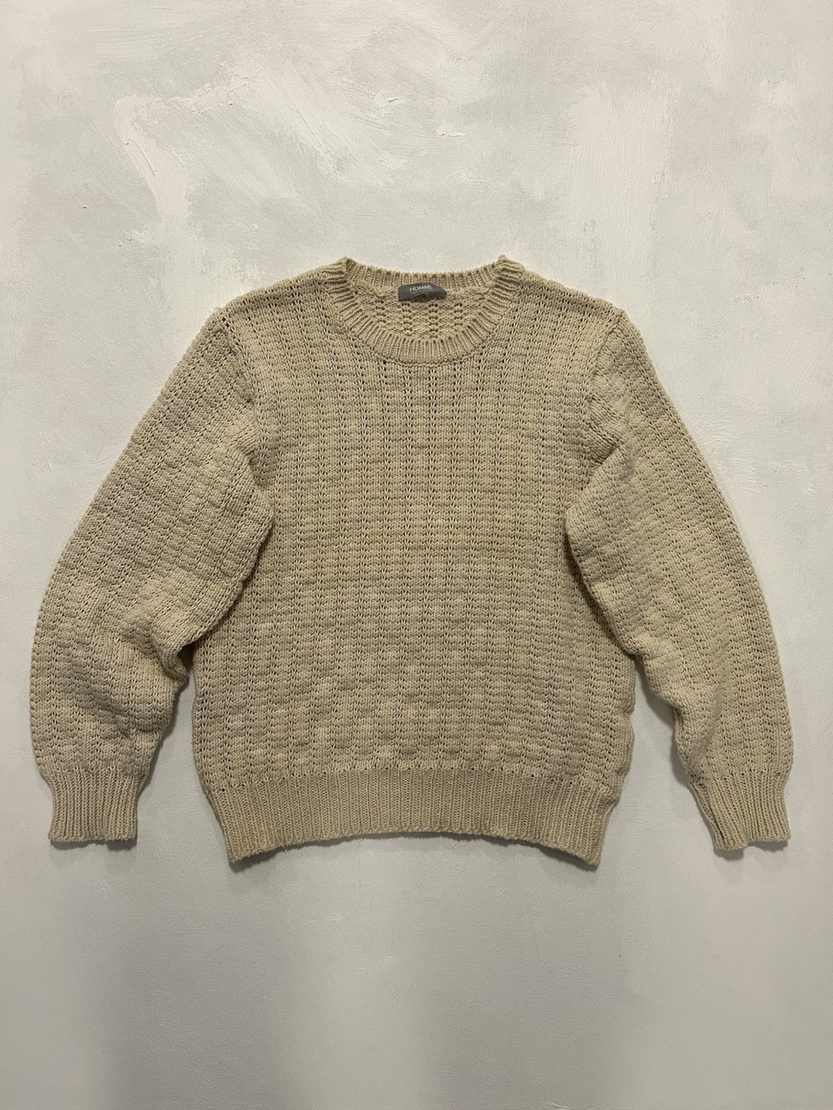 Comme des Garcons Homme 90s Comme des Garcons HOMME knit Sweater Size US M / EU 48-50 / 2 - 1 Thumbnail