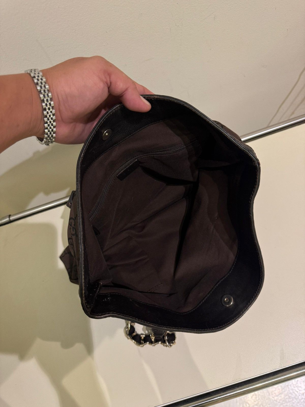 Gucci gucci brown chain bucket bag Size ONE SIZE - 10 Thumbnail