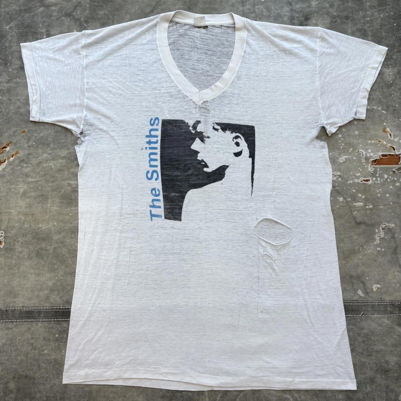 Band Tees × The Smiths × Vintage Vintage Rare 80s The Smiths