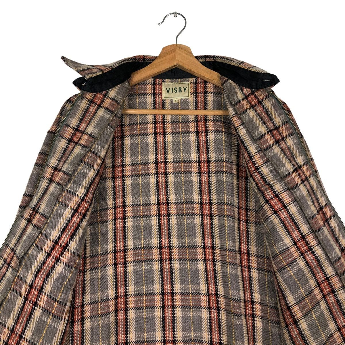 Japanese Brand 🔥VINTAGE WOOL ZIPPER JACKET VISBY ISSEY MIYAKE JAPAN Size US L / EU 52-54 / 3 - 14 Thumbnail