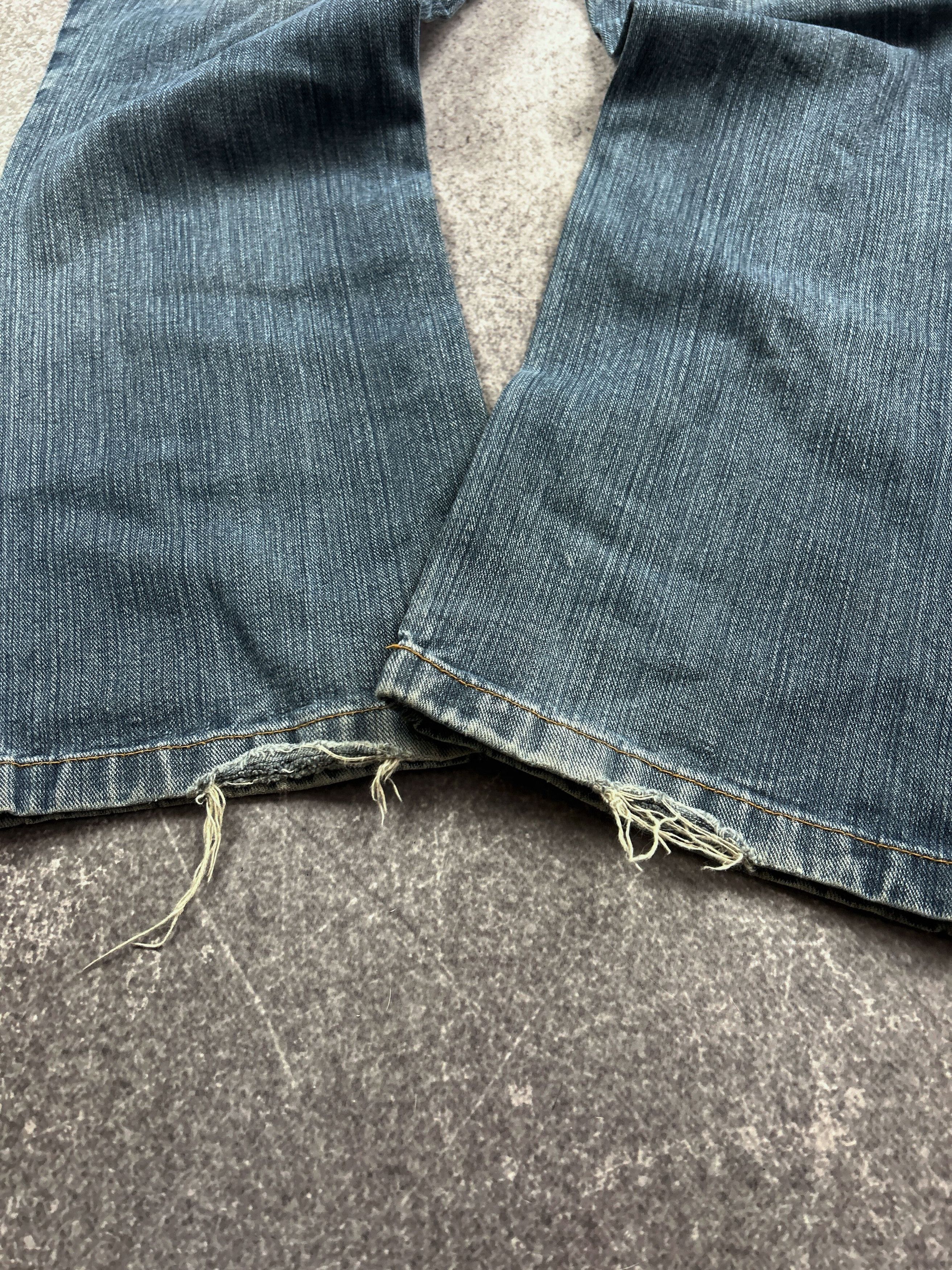 Vintage Rap Balenciaga jnco Style Baggy Boot Fit Y2k Jeans 90s Size US 32 / EU 48 - 3 Thumbnail