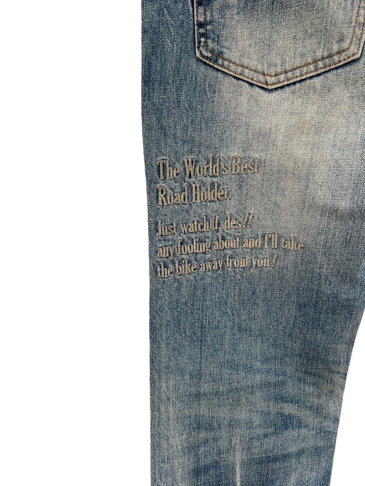 JACKROSE Jackrose Bleached Distressed Denim Patches Denim Jeans Size US 31 - 17 Thumbnail