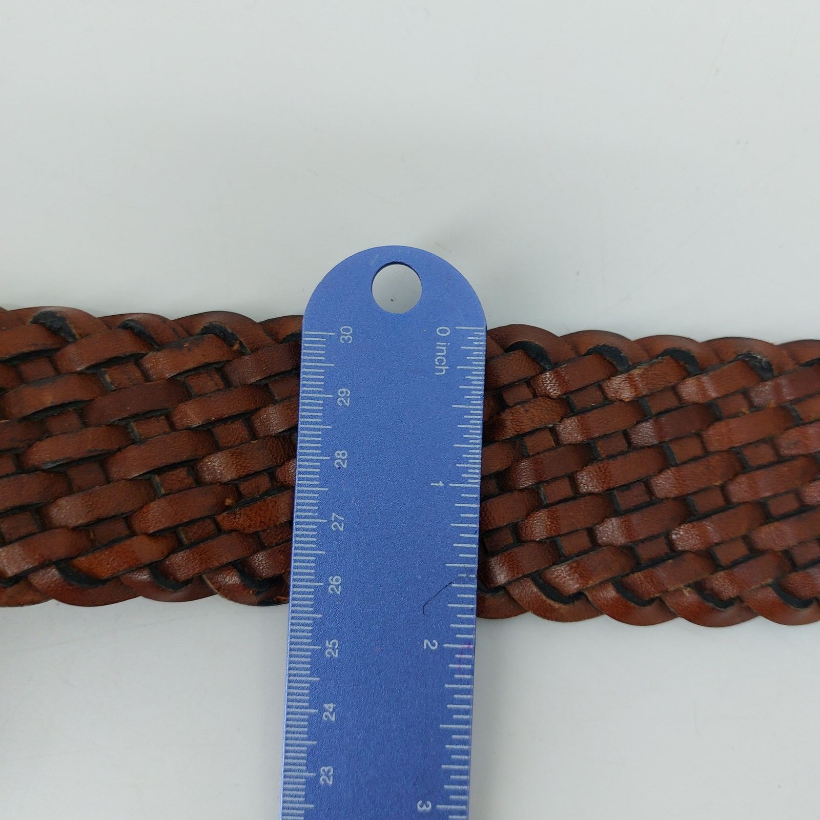 Other Women's Boho Braided Brown Leather Belt Sz S/M Size ONE SIZE - 4 Thumbnail