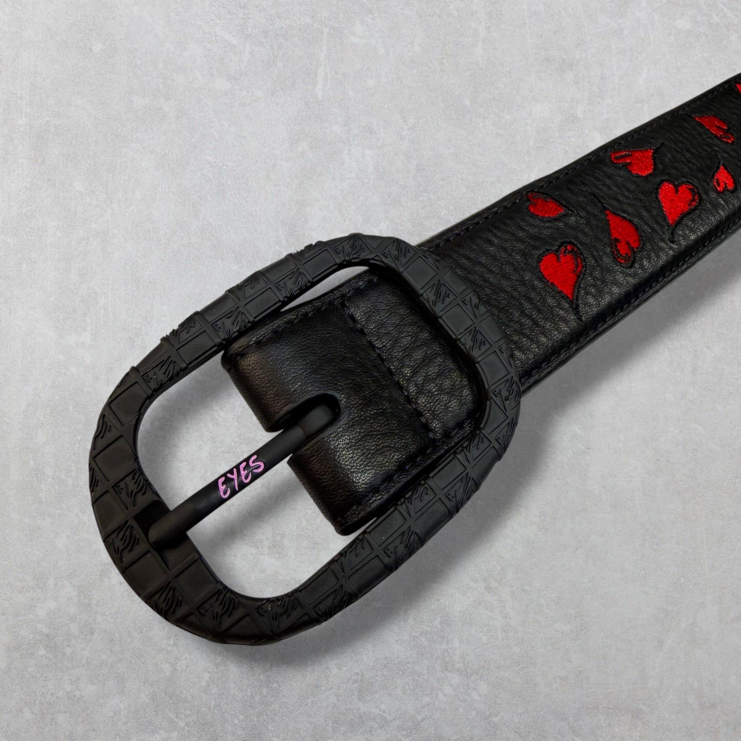 Matty Boy Matty Boy Anti Promo 99 Eyes Heart Belt 32 Size 32 - 5 Thumbnail