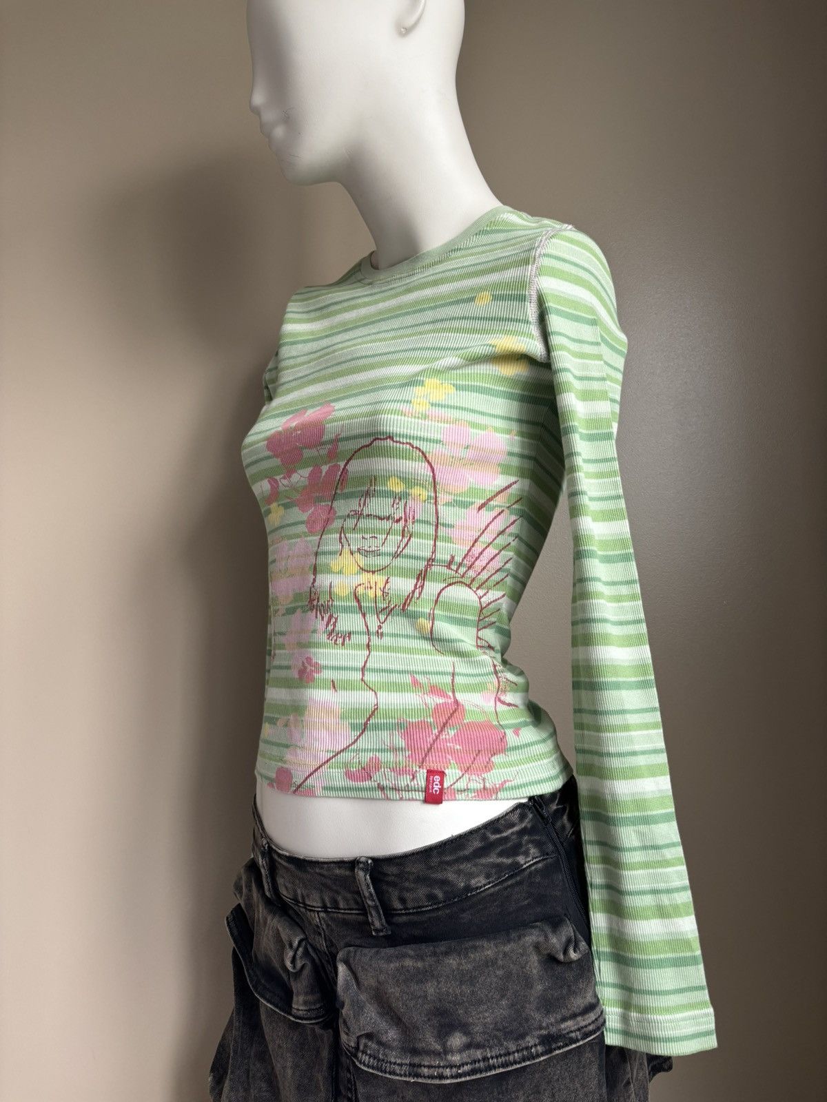 If Six Was Nine Vintage printed long sleeve shirt y2k japanese style Size M / US 6-8 / IT 42-44 - 3 Thumbnail