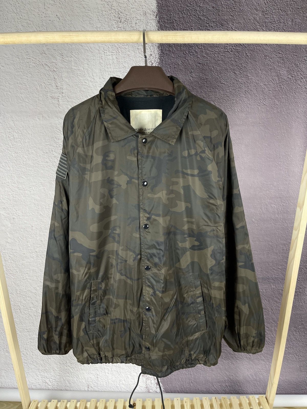 Denim & Supply Ralph Lauren Denim & Supply Ralph Lauren camouflage nylon coach jacket Size US XXL / EU 58 / 5 - 2 Thumbnail